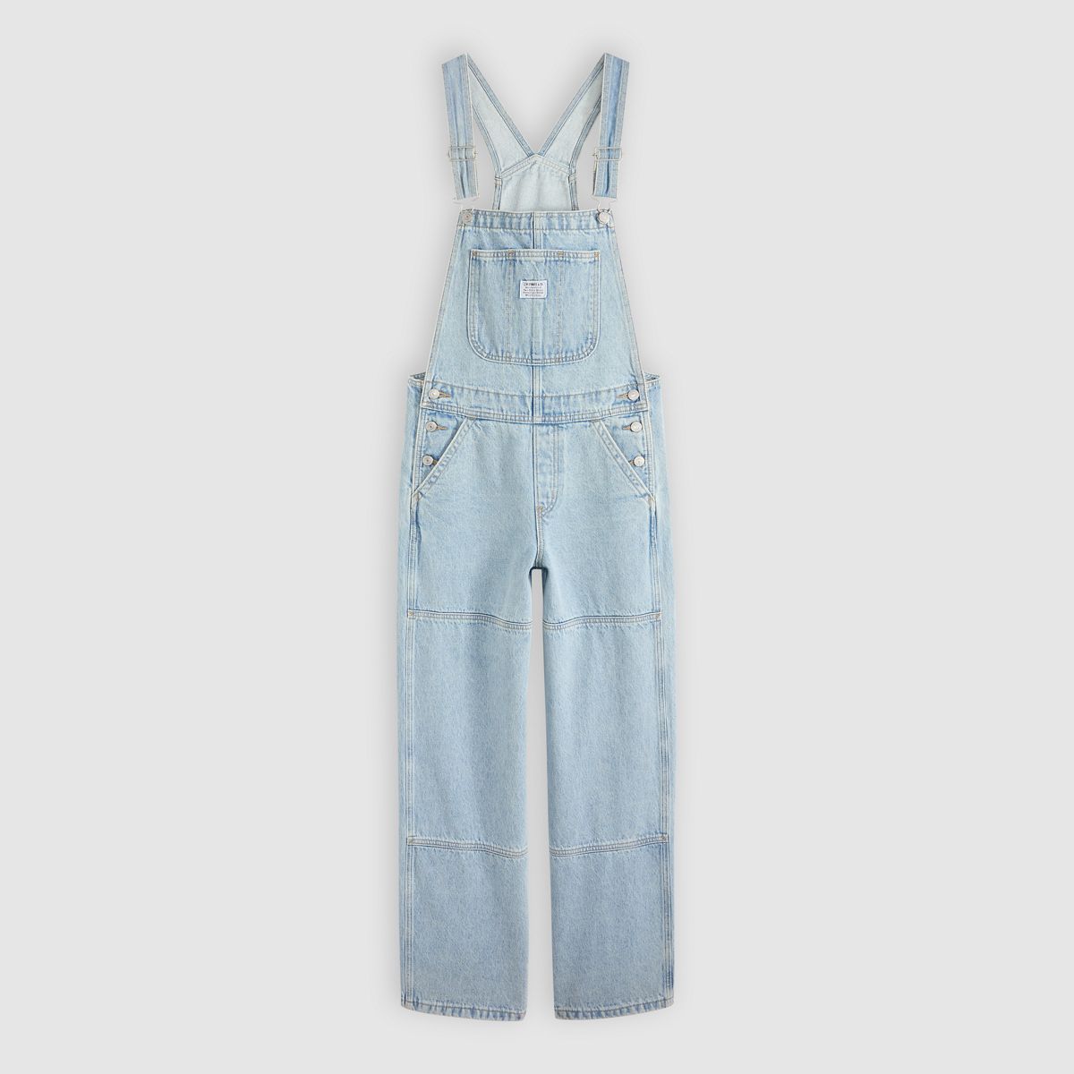 Utility Overalls — Abraided Art Stone - Light Wash