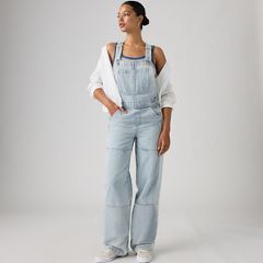 Utility Overalls — Abraided Art Stone - Light Wash 1