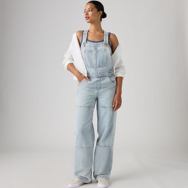 Utility Overalls — Abraided Art Stone - Light Wash
