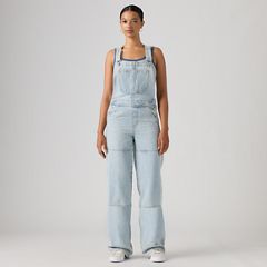 Utility Overalls — Abraided Art Stone - Light Wash 5