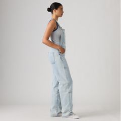 Utility Overalls — Abraided Art Stone - Light Wash 4