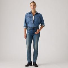 722 High-Rise Slim Women's Jeans — Finder Keeper - Dark Wash 5