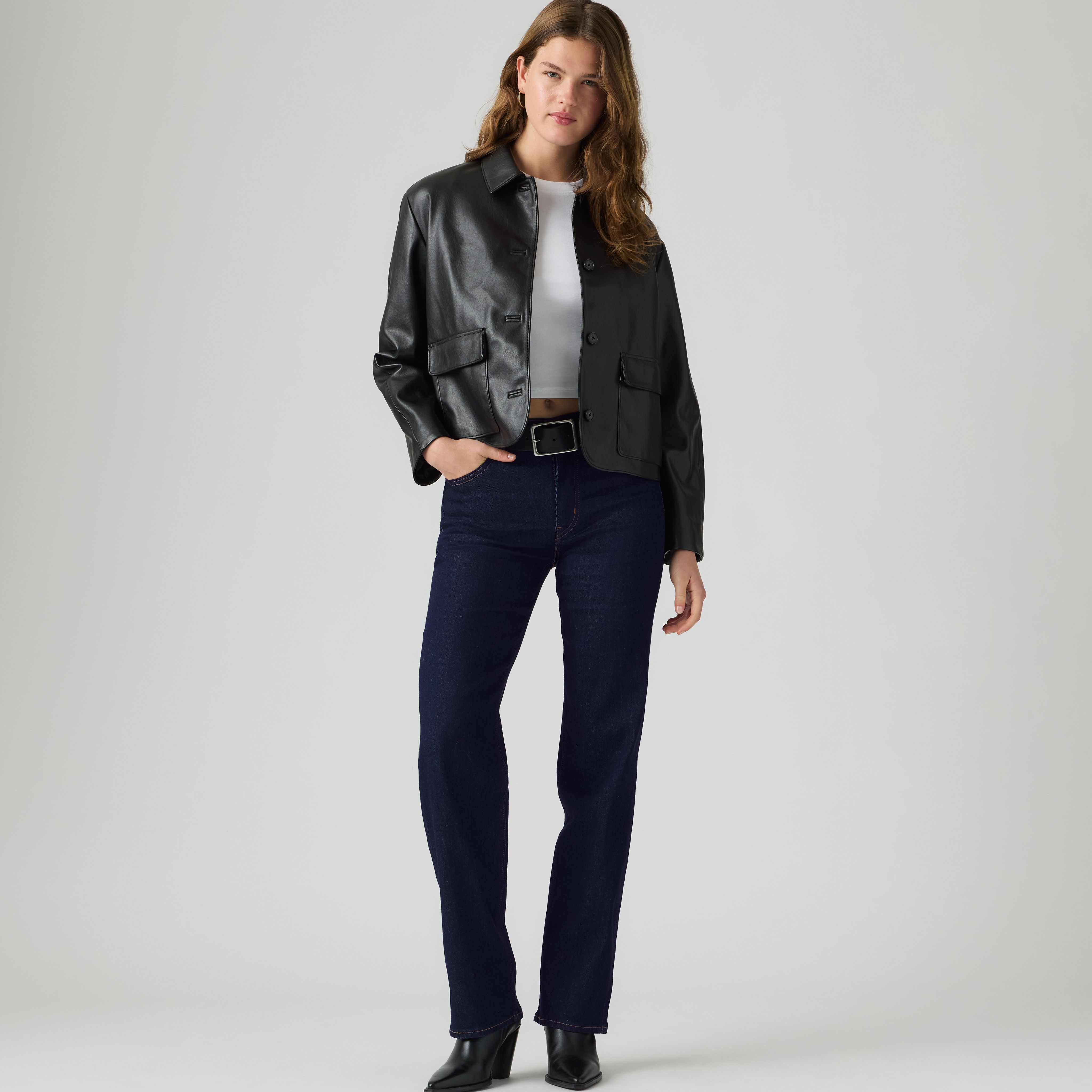 723 High Rise Straight Jeans 1