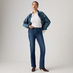 723 High-Rise Straight Women's Jeans — True Blue Dark - Dark Wash 1