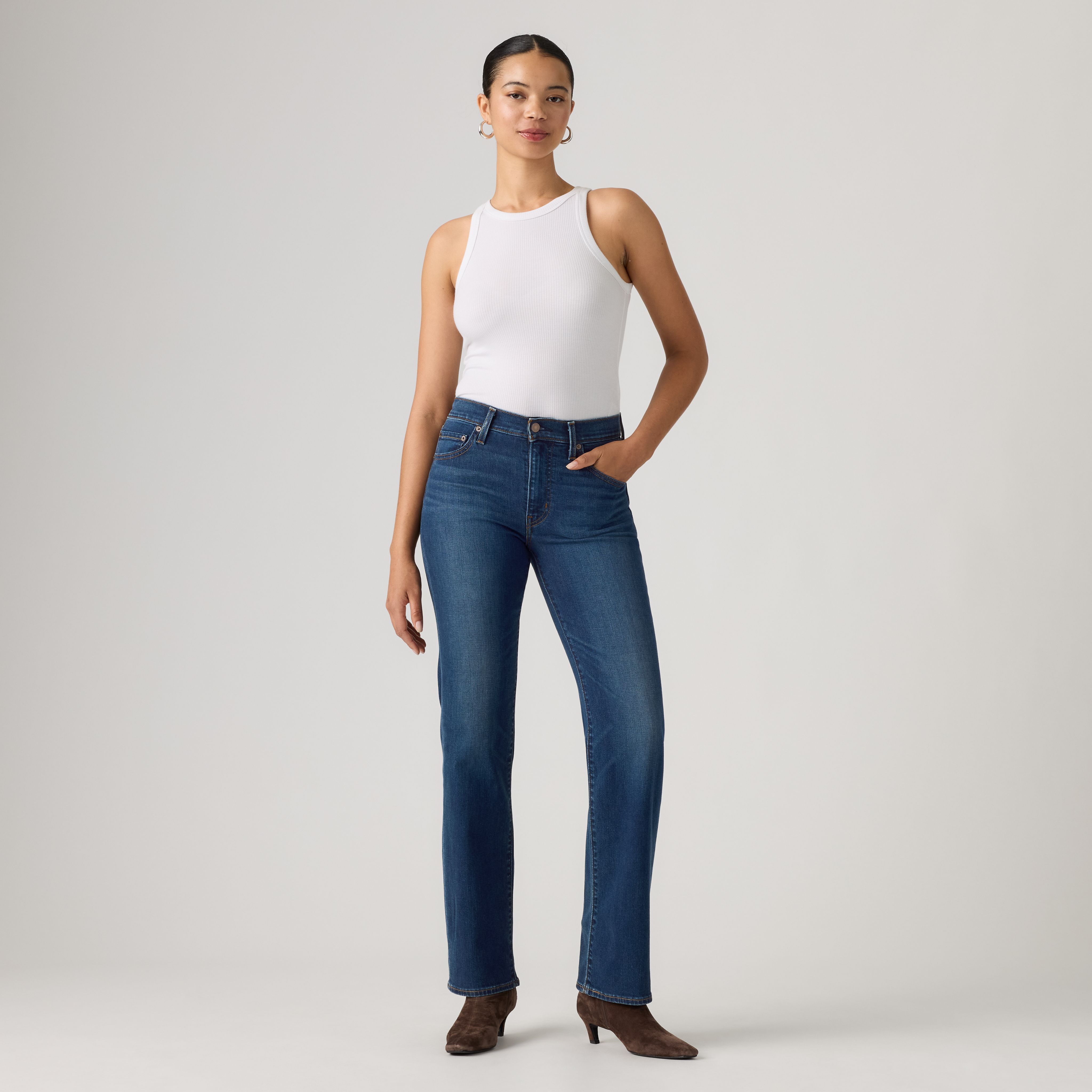 723 High Rise Straight Jeans 5