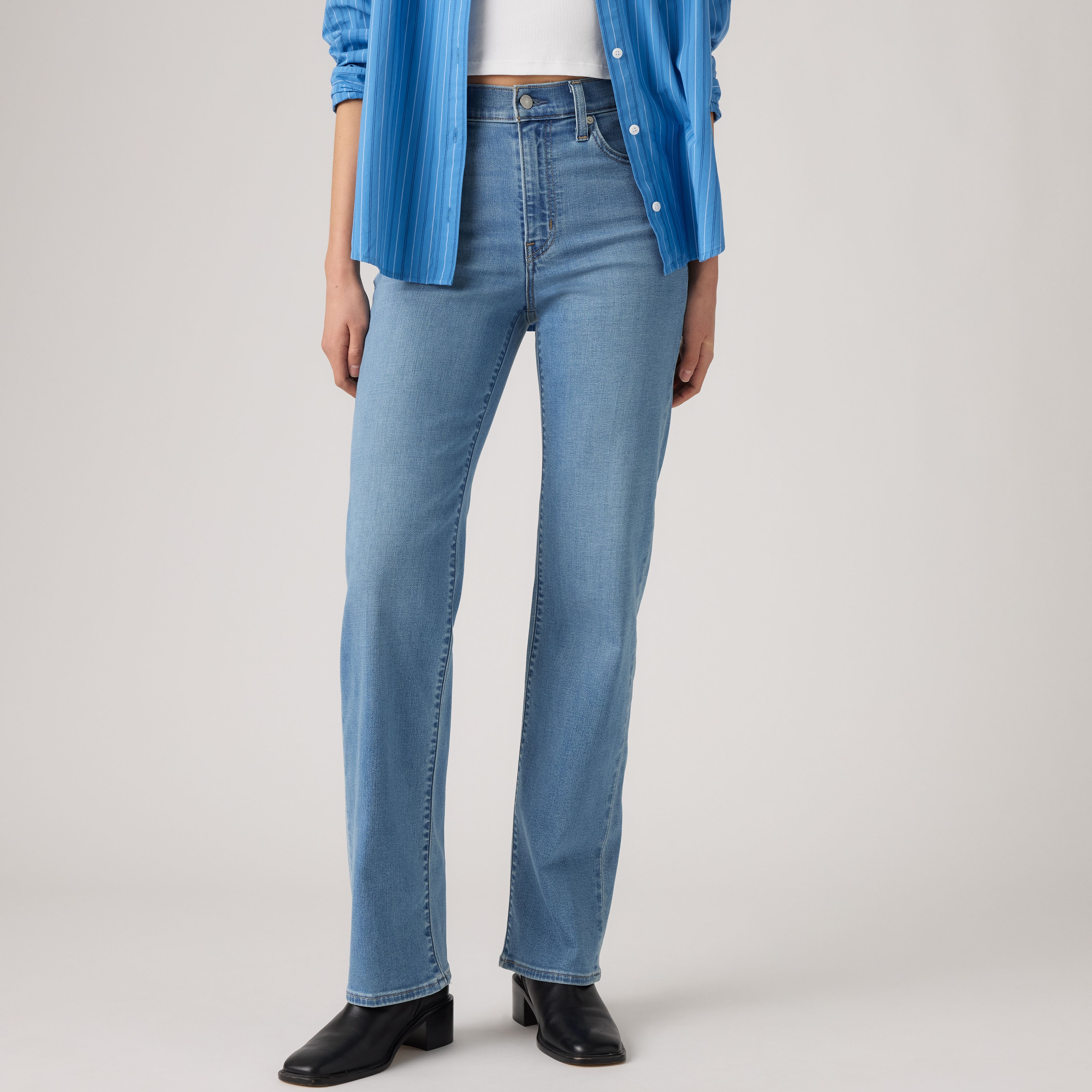Jeans rectos de tiro alto 723 2