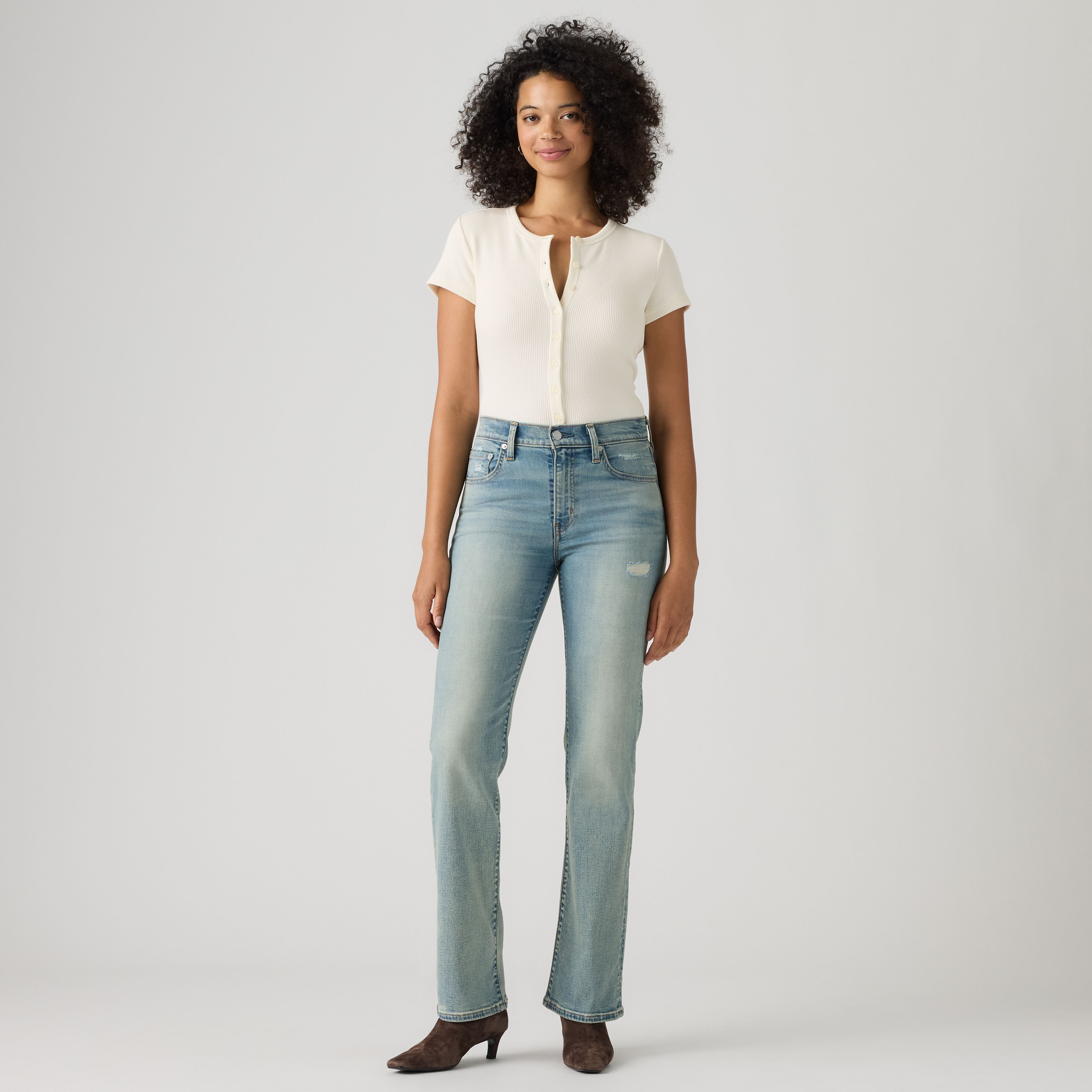 723 High Rise Straight Jeans 5