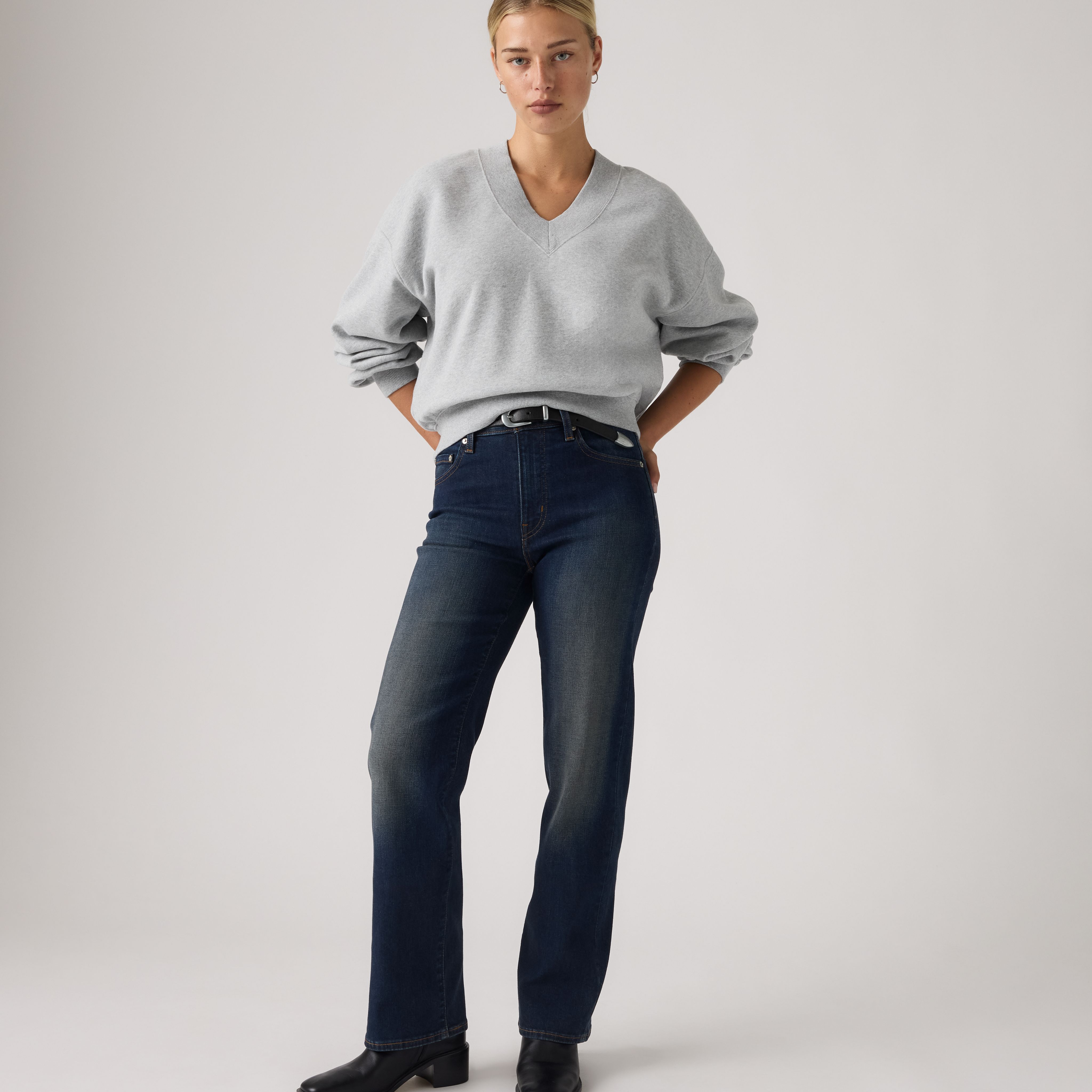 723 High Rise Straight Jeans 1
