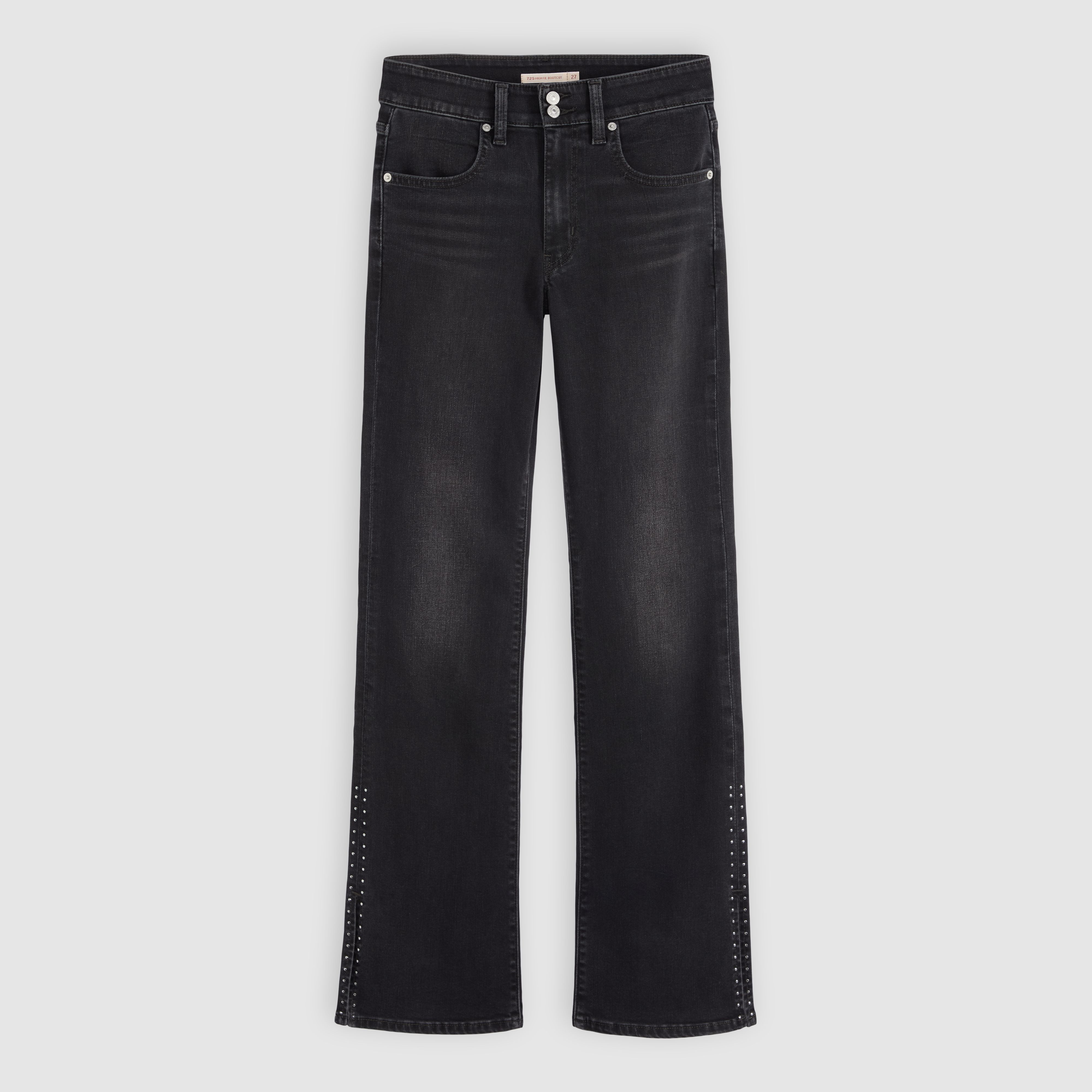 725 Bootcut Studded Slit Hem Jeans 6
