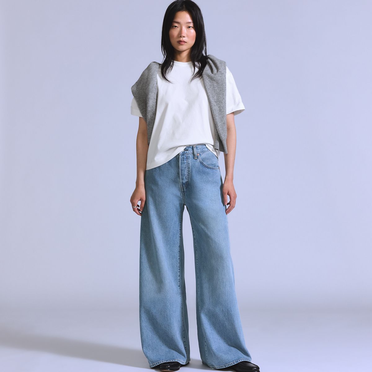 Women's Max Loose Jeans — Marquis - Blue