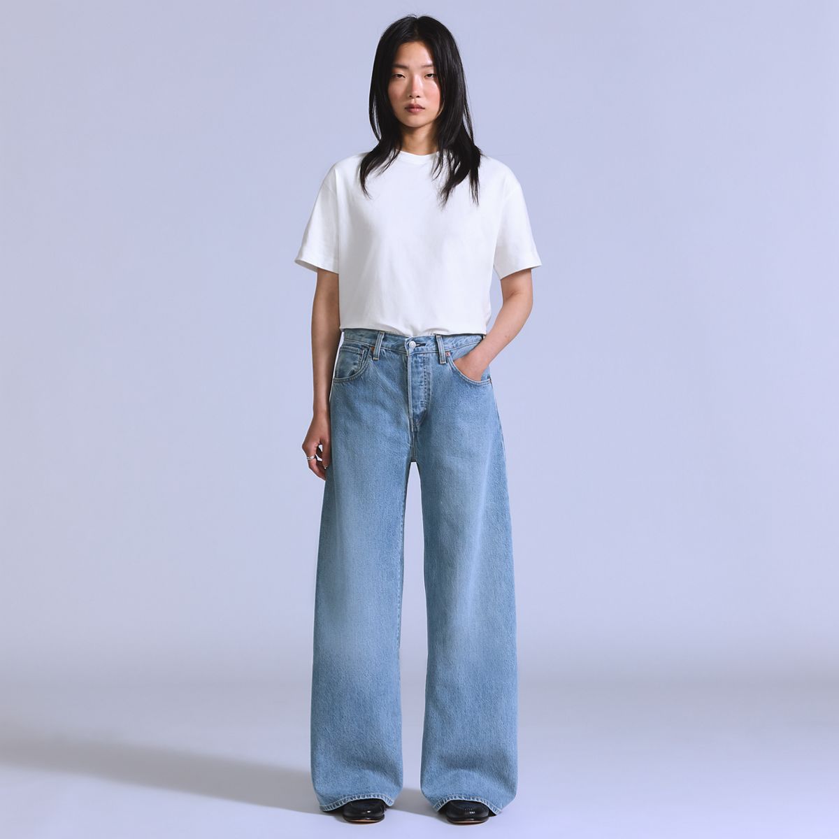 Women's Max Loose Jeans — Marquis - Blue