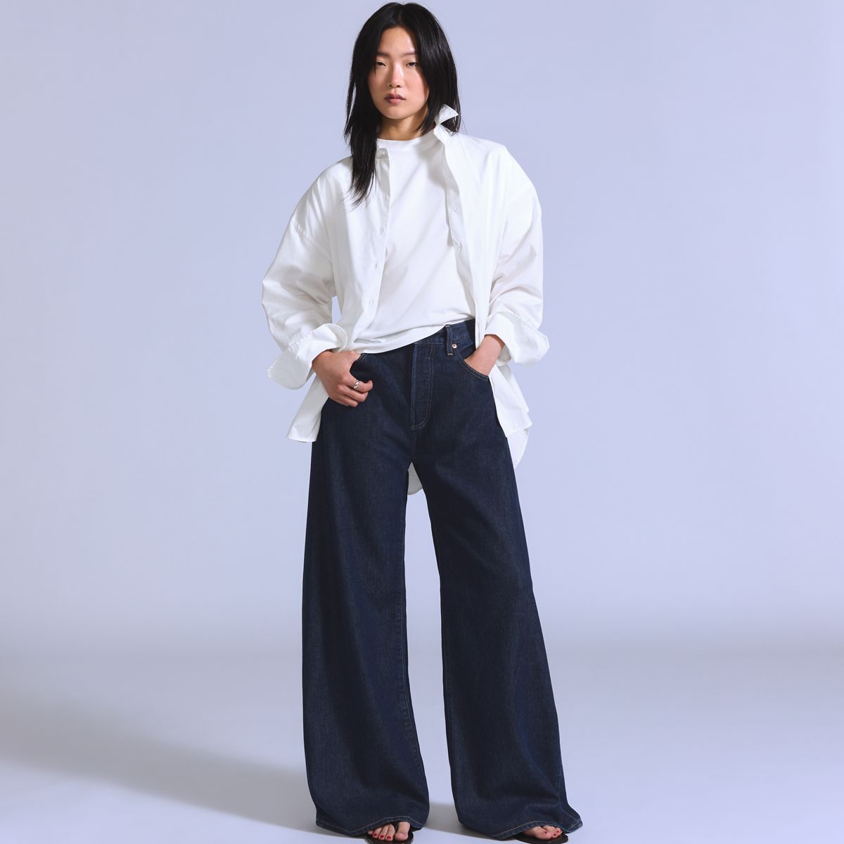 Women's Max Loose Jeans — Newton - Blue