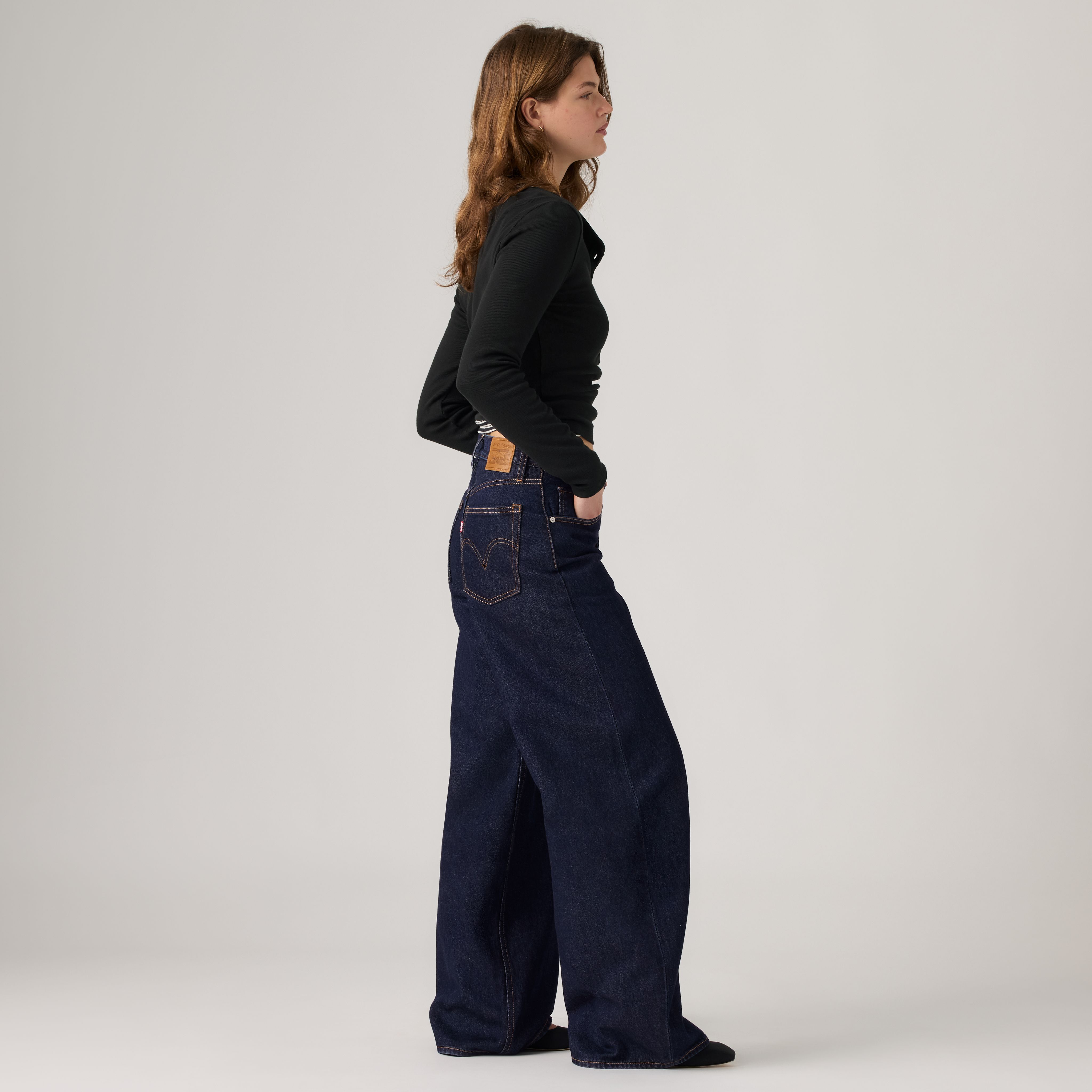 Teardrop Wide Leg Jeans 4
