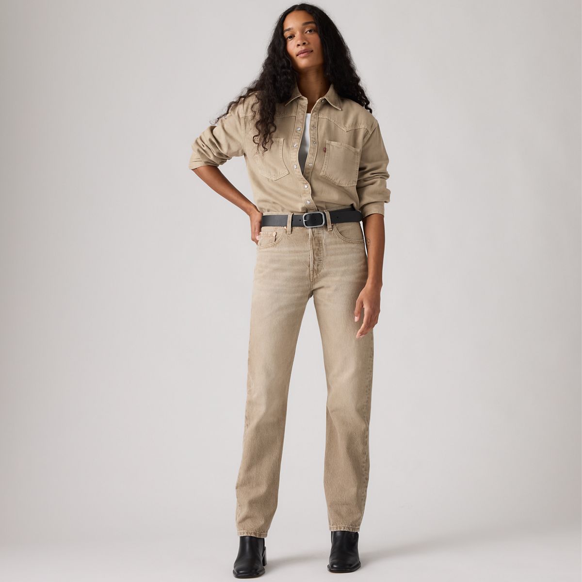 501® Original Fit Women's Jeans — Chipped Winter Twig - Brown