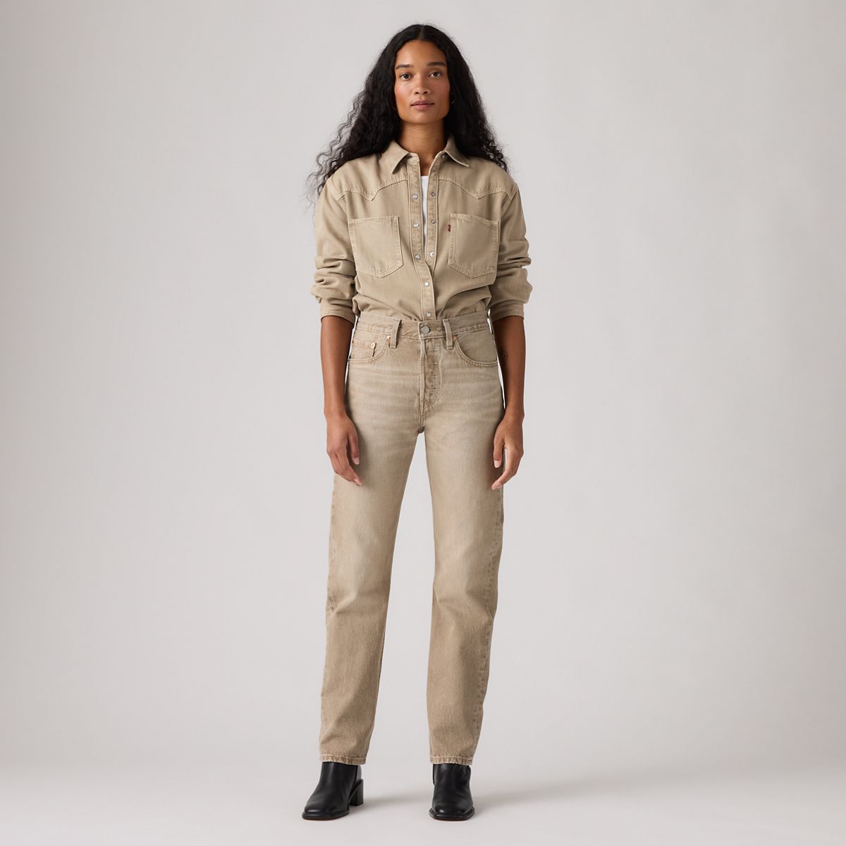 501® Original Fit Women's Jeans — Chipped Winter Twig - Brown