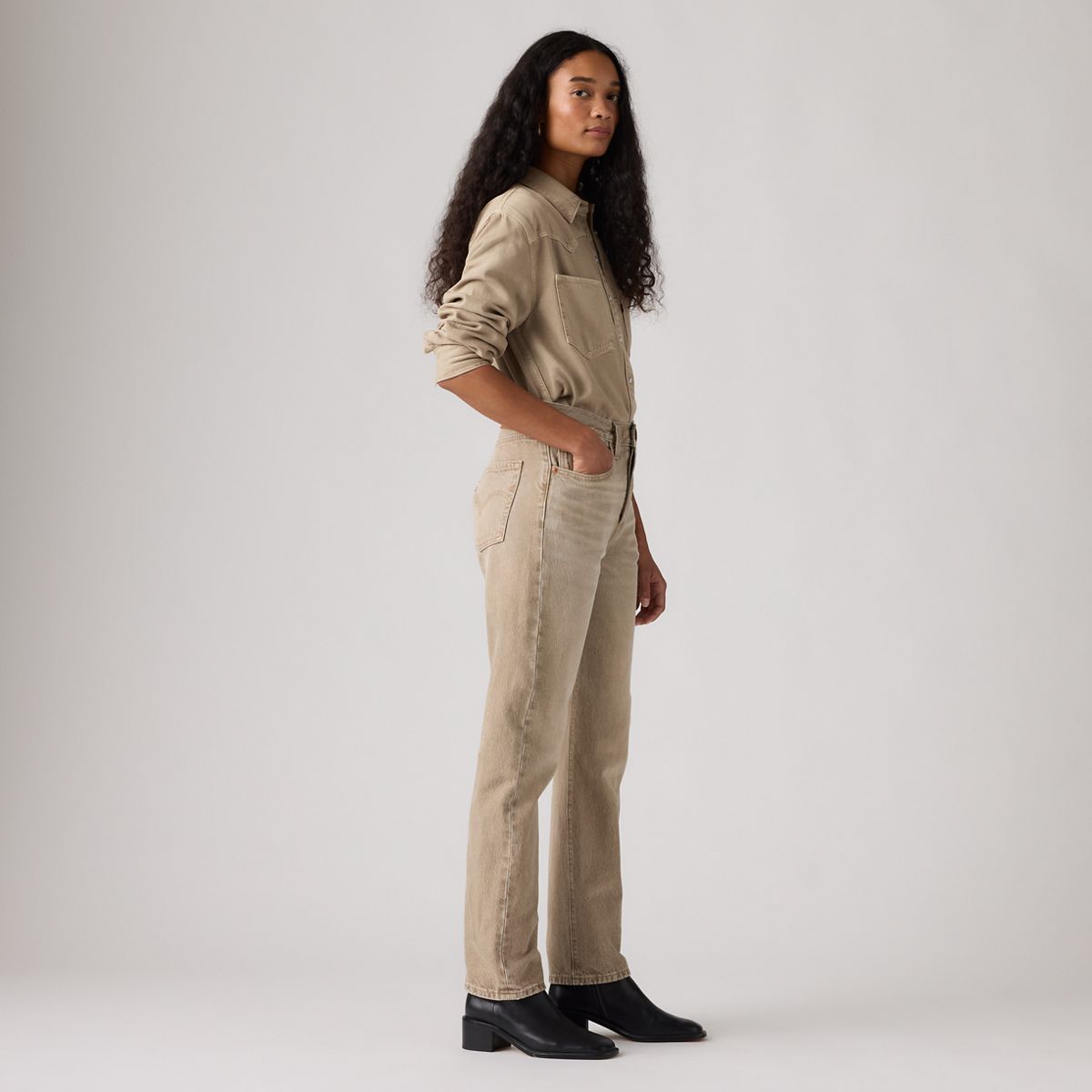 501® Original Fit Women's Jeans — Chipped Winter Twig - Brown