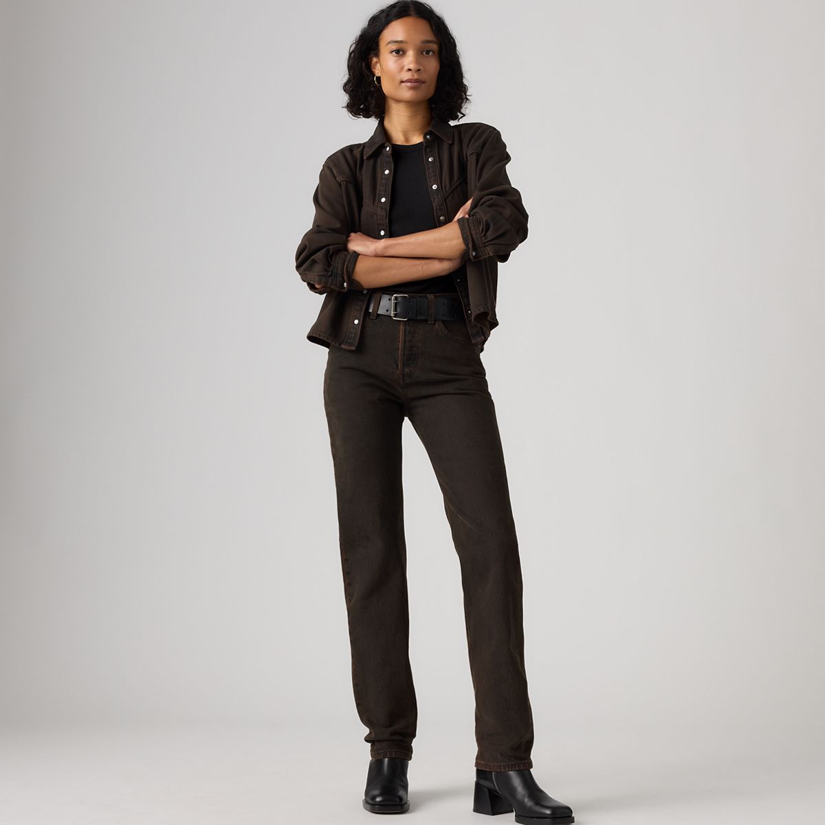 501® Original Jeans — Over A Cup - Brown