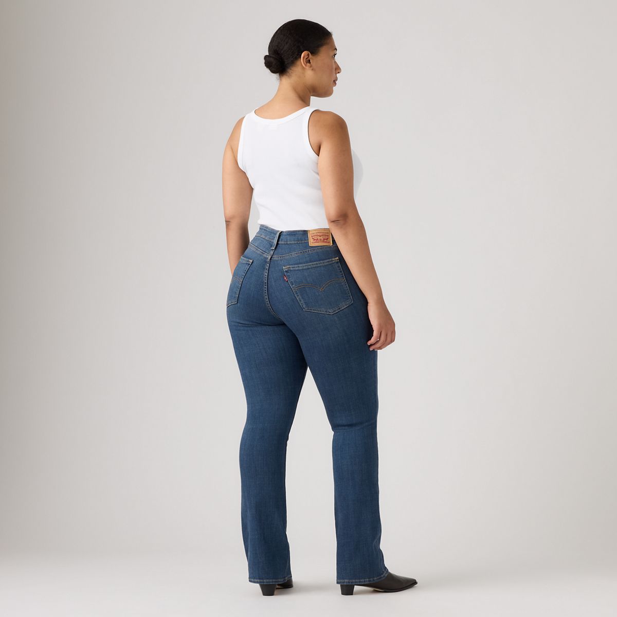 725 High Rise Bootcut Jeans — Tore It Up - Dark Wash