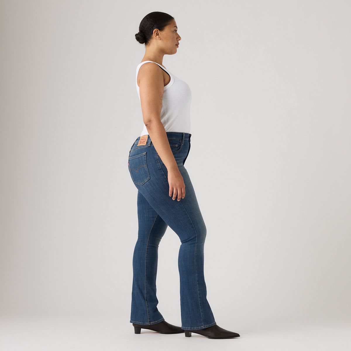725 High Rise Bootcut Jeans — Tore It Up - Dark Wash