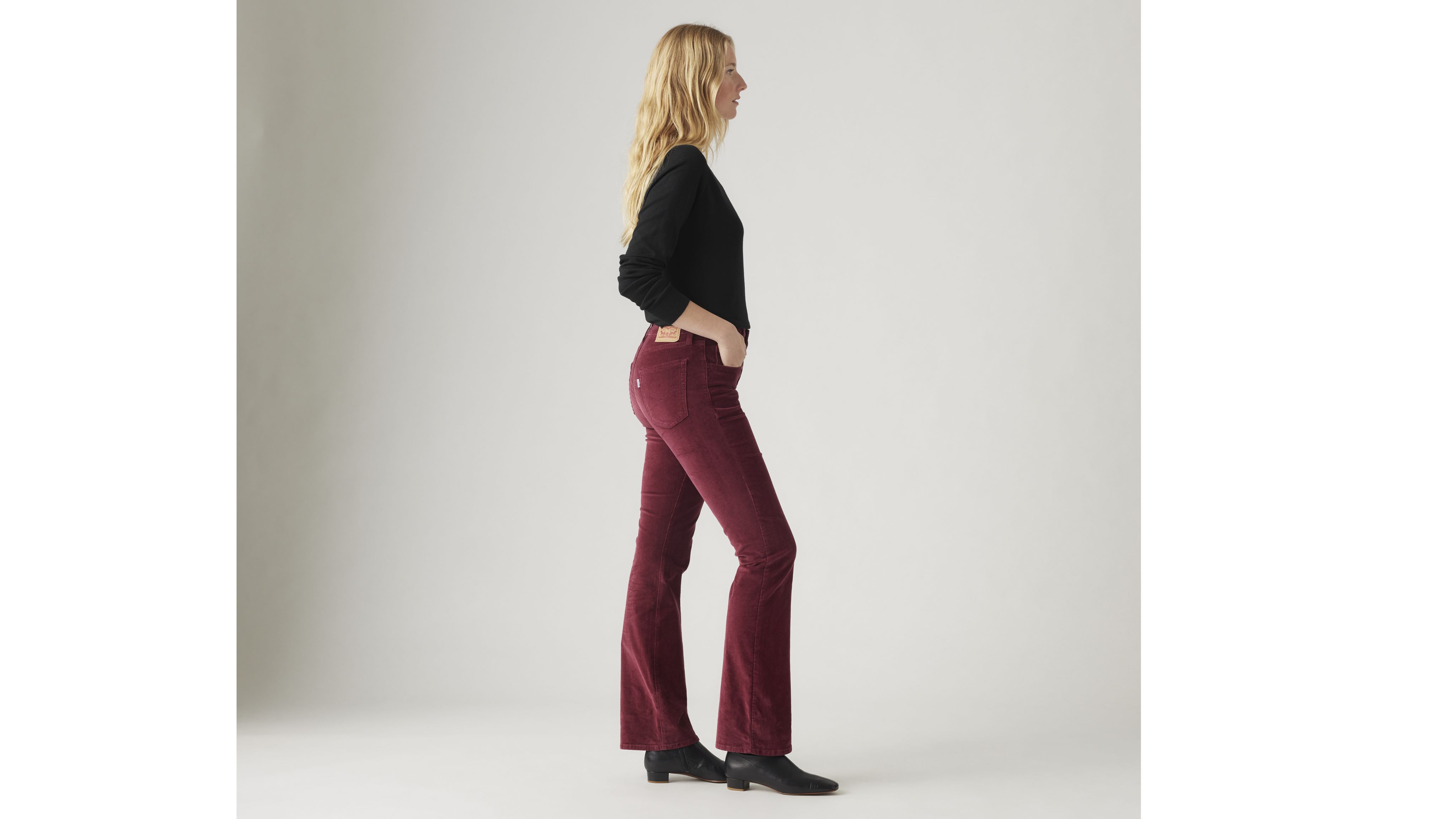 725 High Rise Bootcut Corduroy Womens Jeans 2