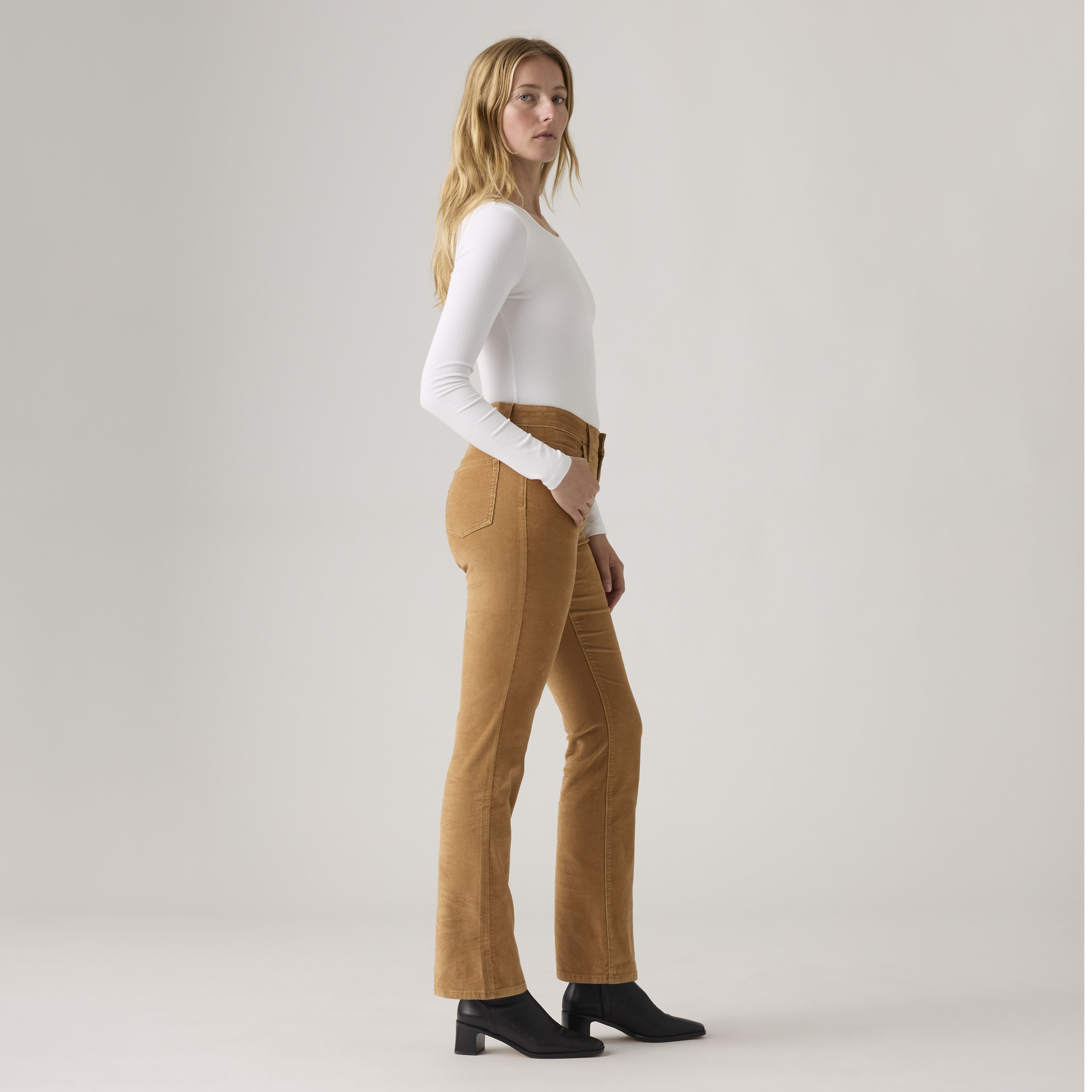 725 High Rise Bootcut Corduroy Women's Pants 3