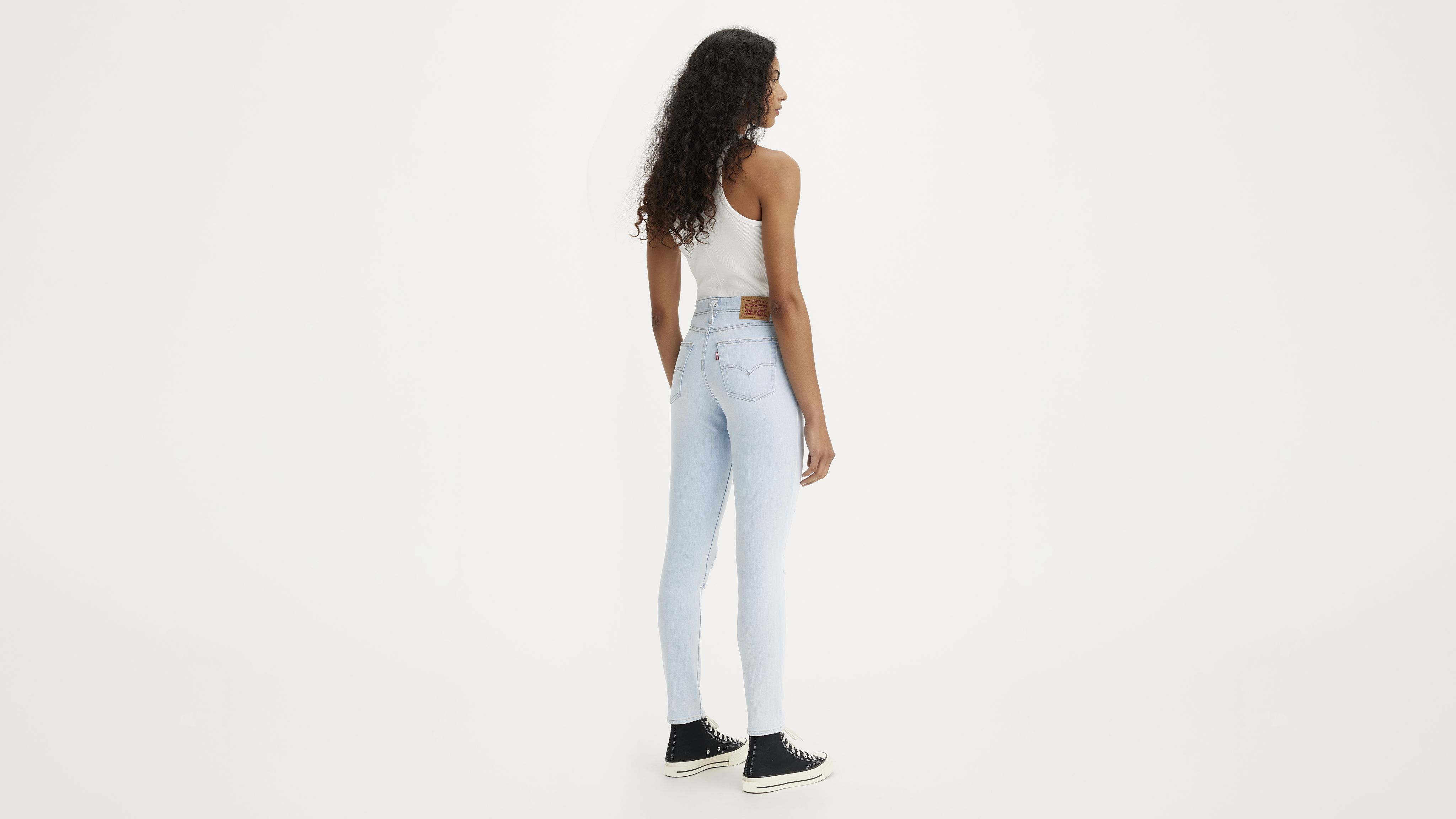 721 Jean filiforme taille haute pour femme 3