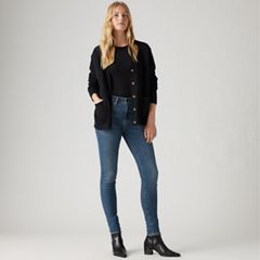 721 High Rise Skinny Women's Jeans — Blue Wave - Dark Wash 1