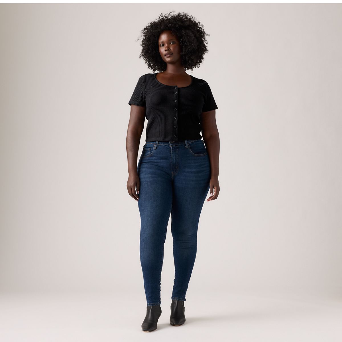 721 High Rise Skinny Women's Jeans — Blue Wave - Dark Wash