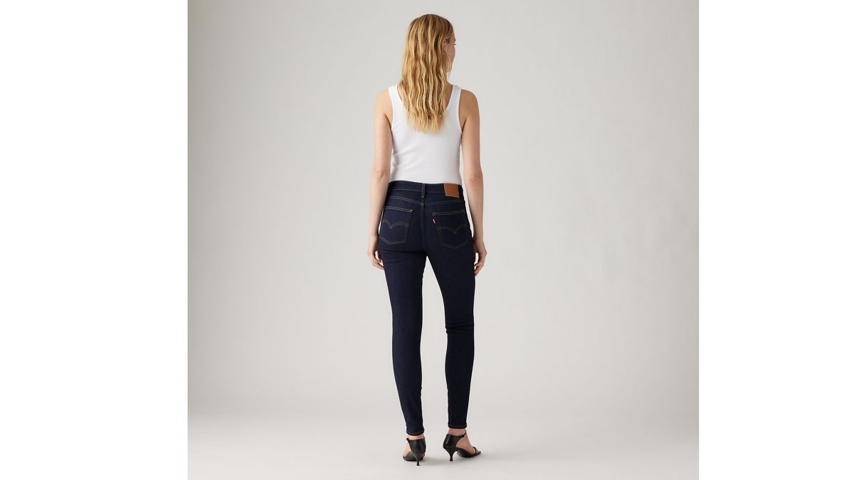 721 High Rise Skinny Women's Jeans — Blue Wave Rinse - Dark Wash