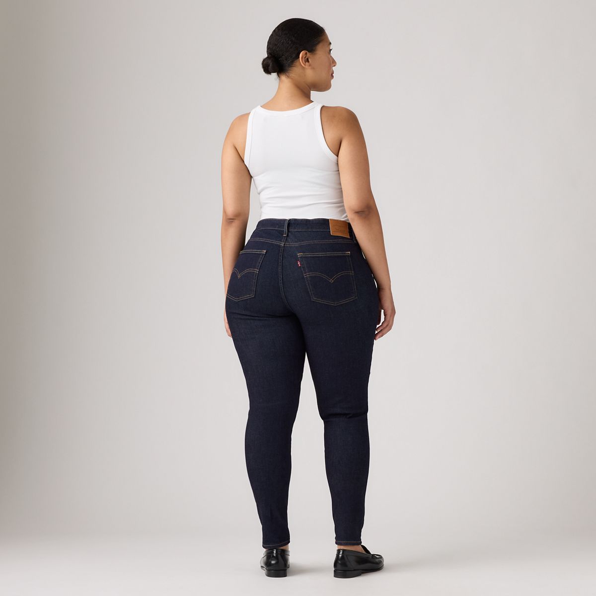 721 High Rise Skinny Women's Jeans — Blue Wave Rinse - Dark Wash