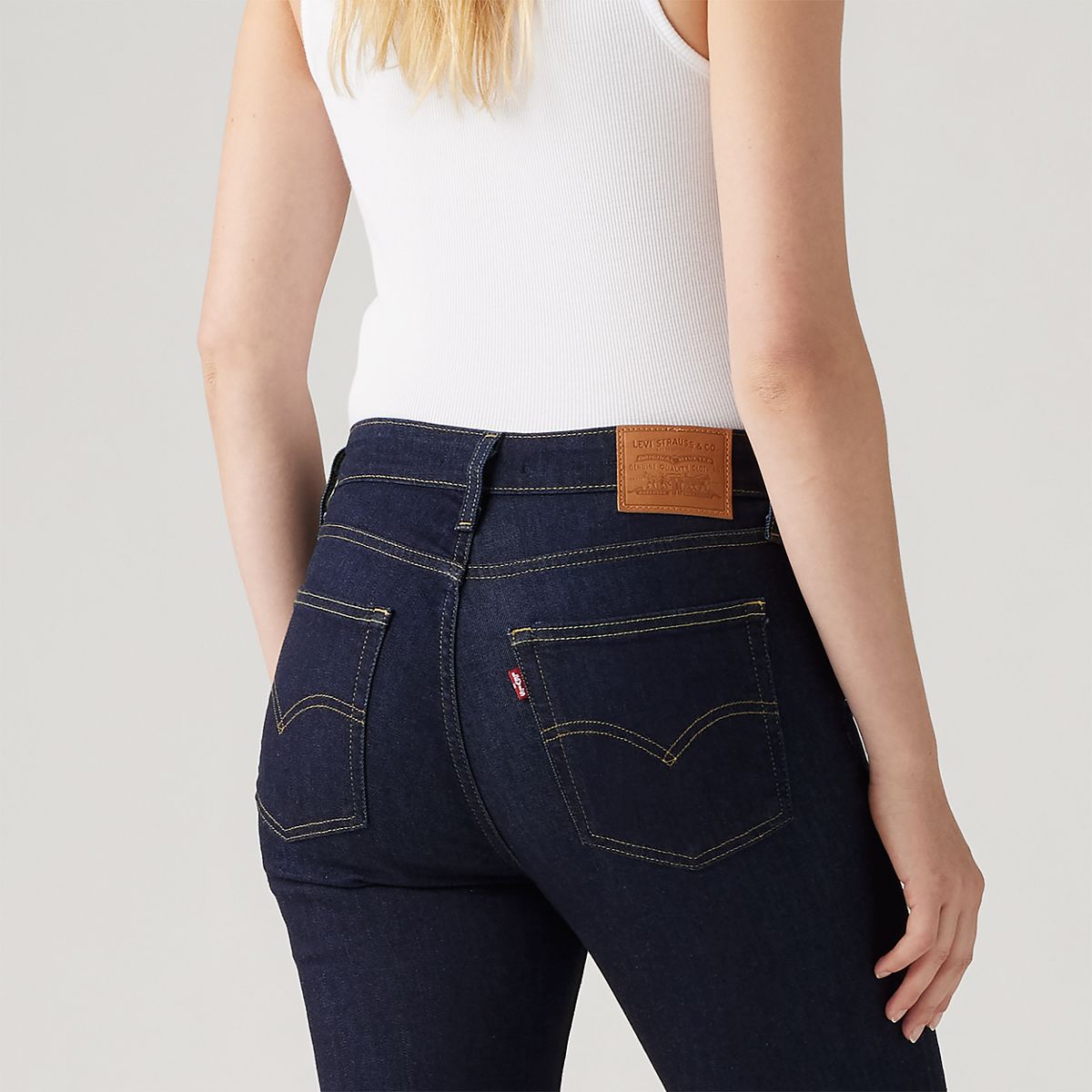 721 High Rise Skinny Women's Jeans — Blue Wave Rinse - Dark Wash