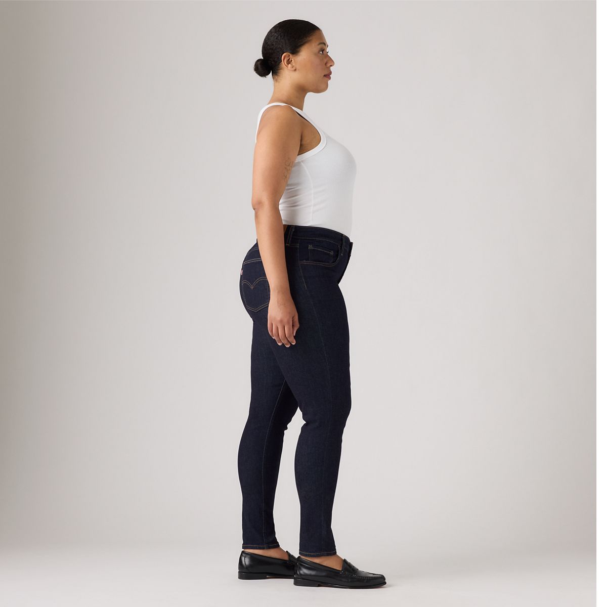 721 High Rise Skinny Women's Jeans — Blue Wave Rinse - Dark Wash