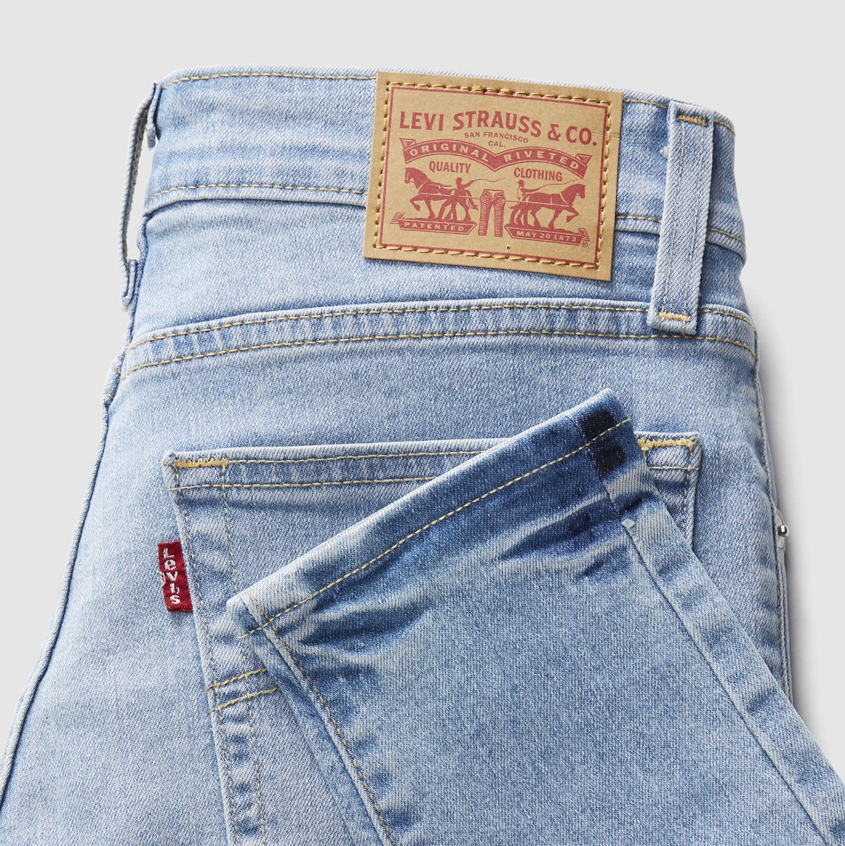 721 High Rise Skinny Women's Jeans — Emblem Of Story - Light Wash