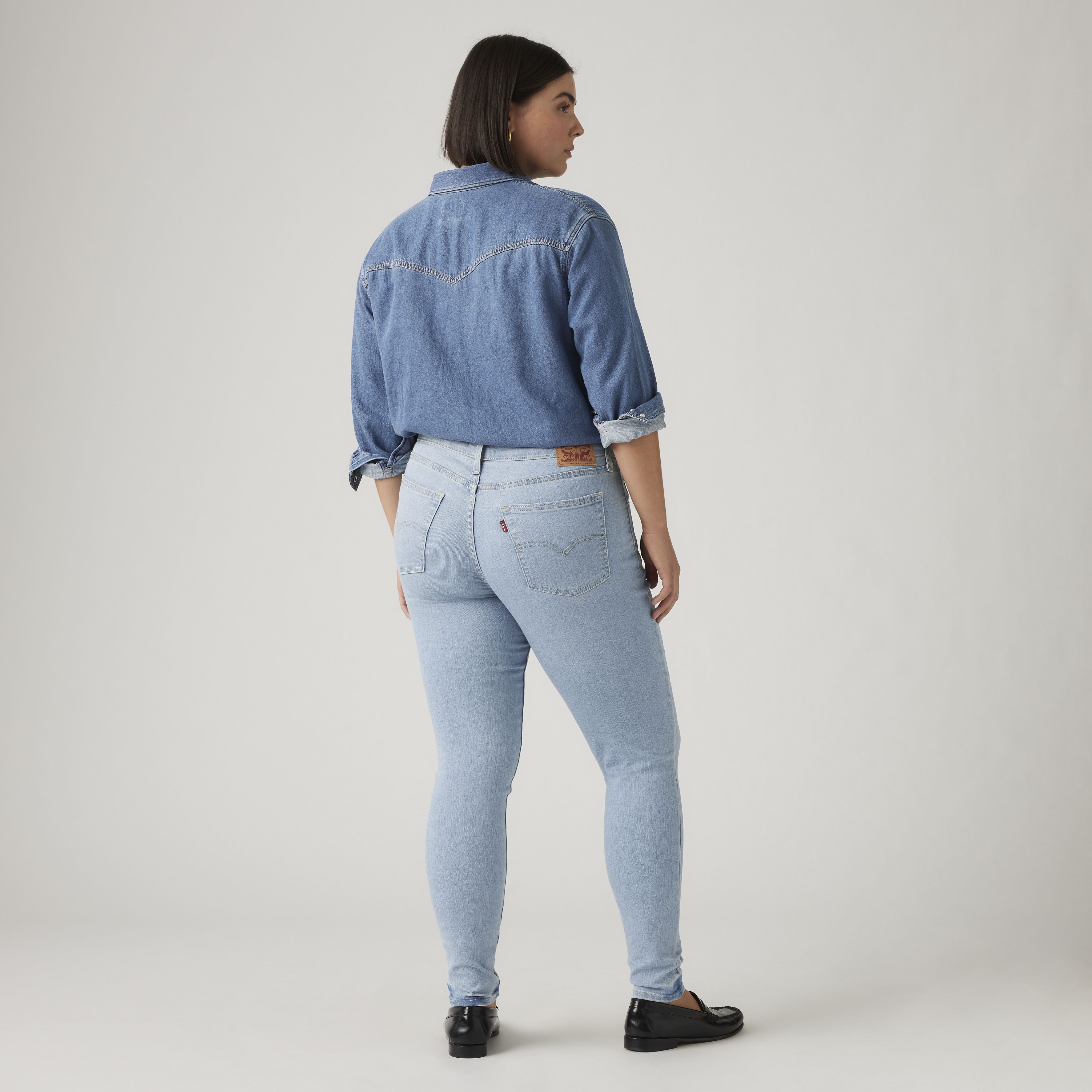 721 Jean filiforme taille haute pour femme 11