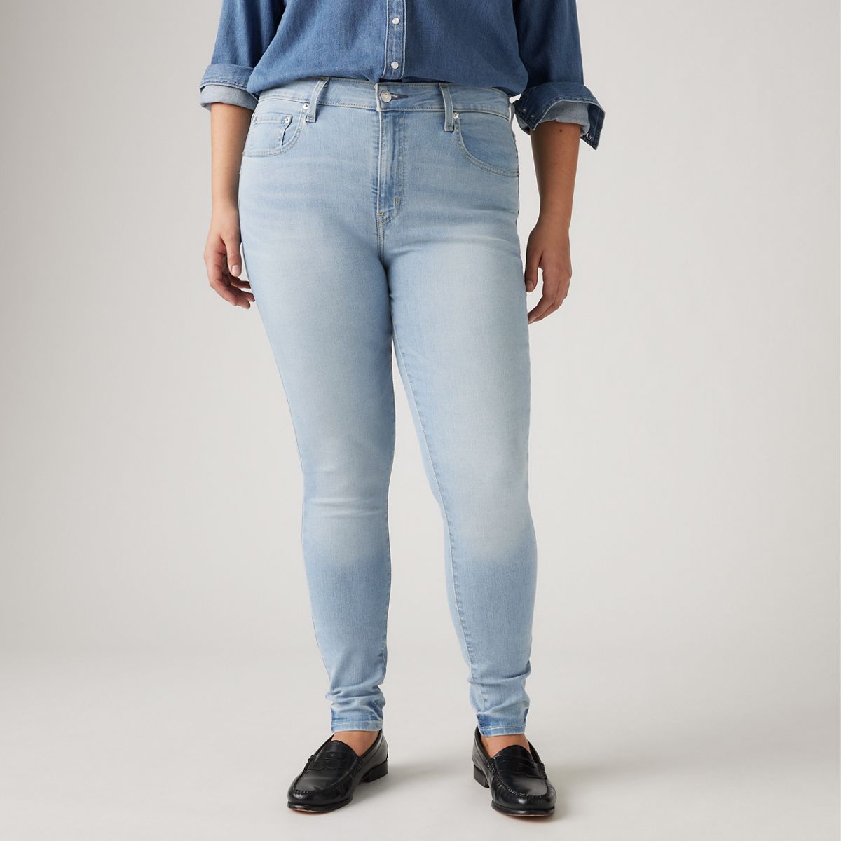 721 High Rise Skinny Women's Jeans — Emblem Of Story - Light Wash