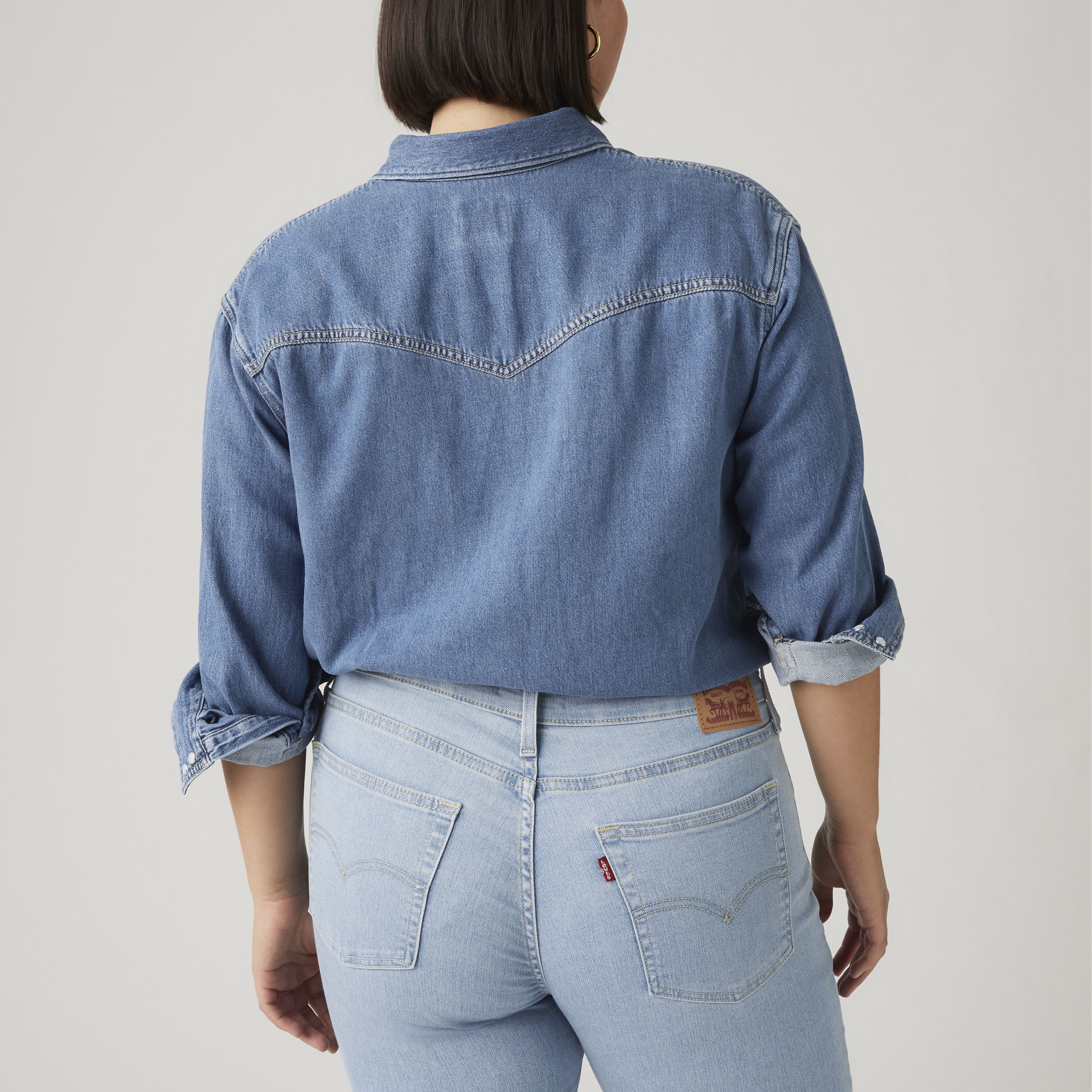 721 Jean filiforme taille haute pour femme 10