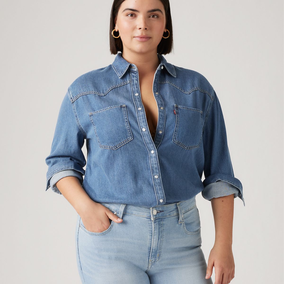 721 High Rise Skinny Women's Jeans — Emblem Of Story - Light Wash