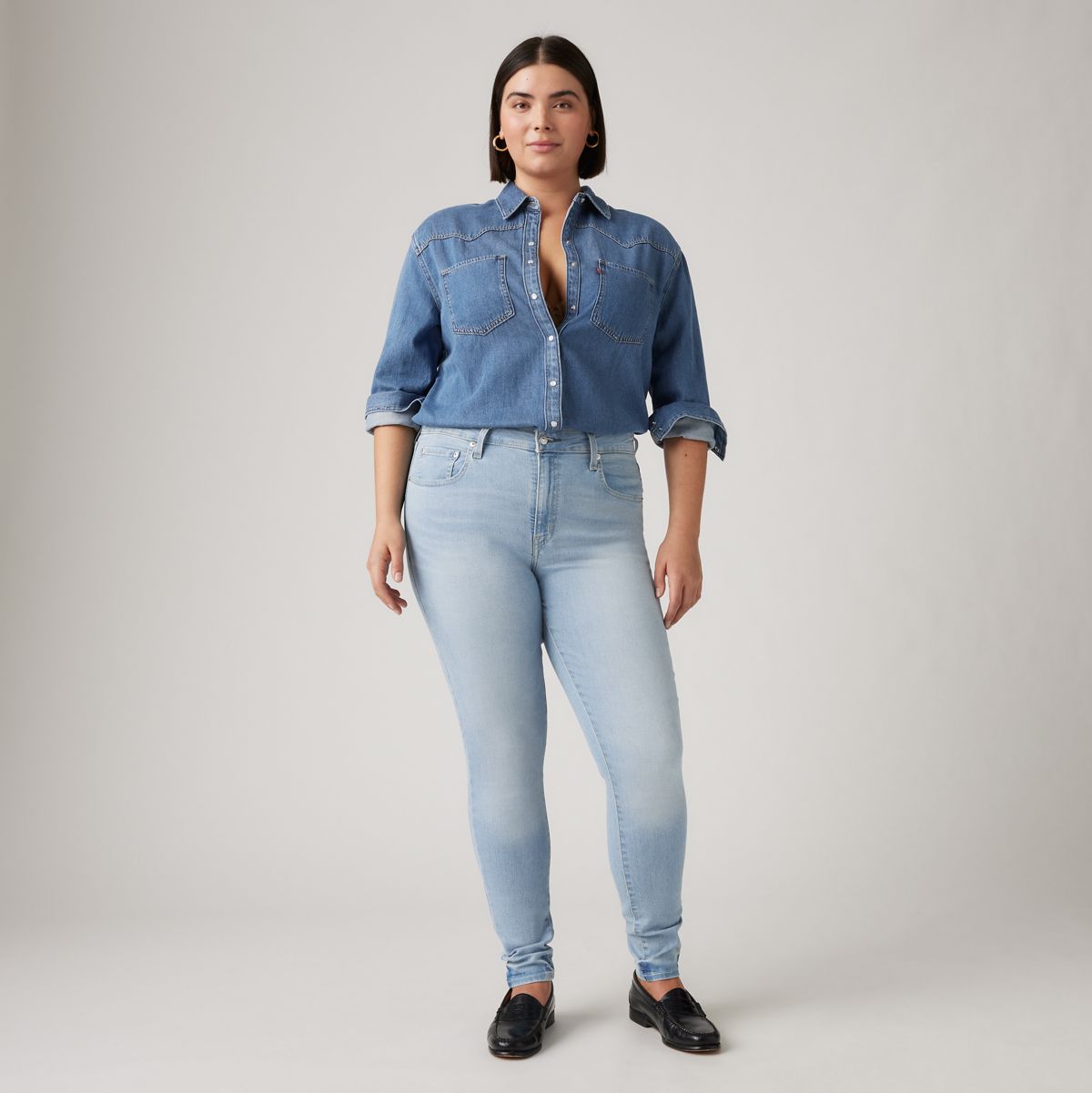 721 High Rise Skinny Women's Jeans — Emblem Of Story - Light Wash