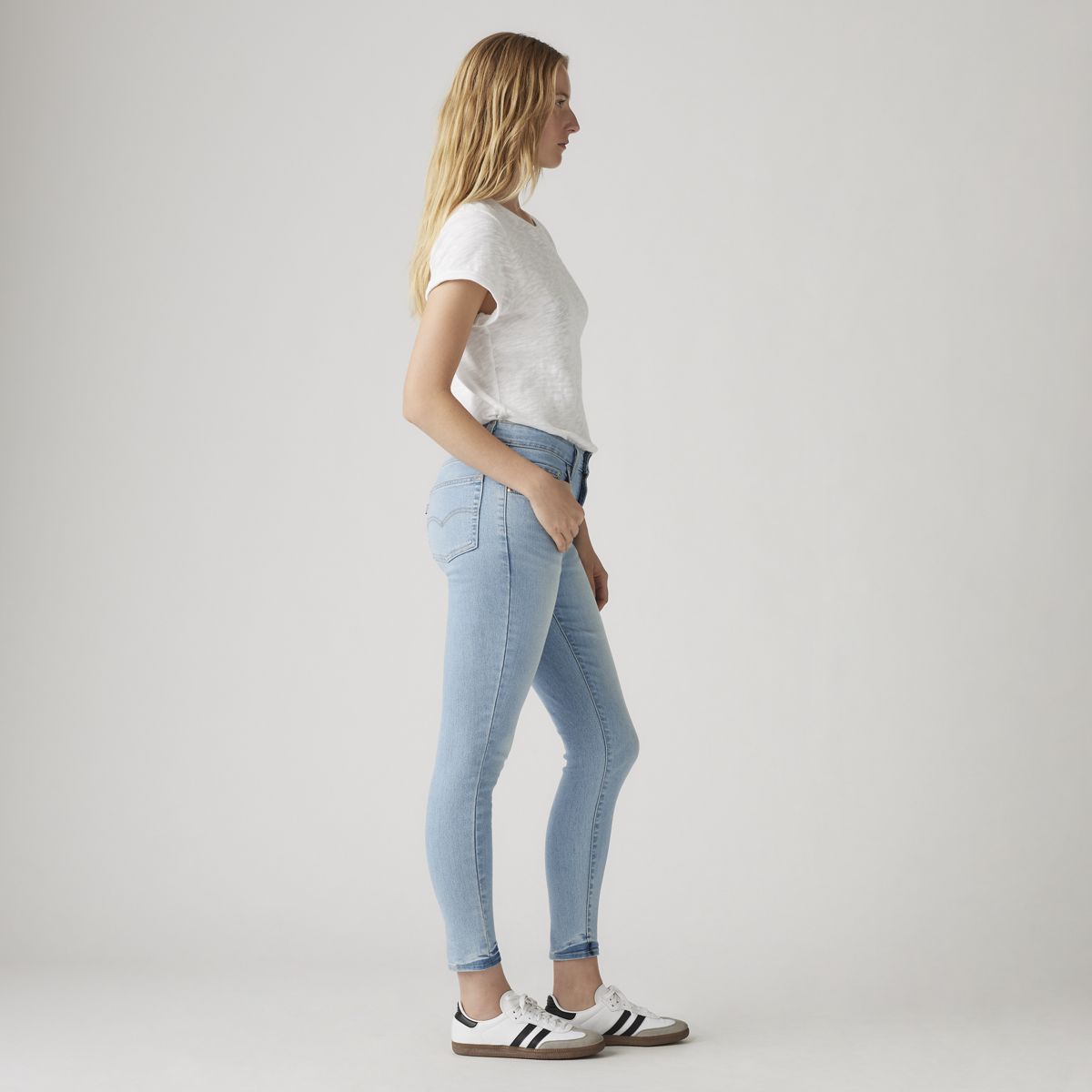 721 High Rise Skinny Women's Jeans — Emblem Of Story - Light Wash