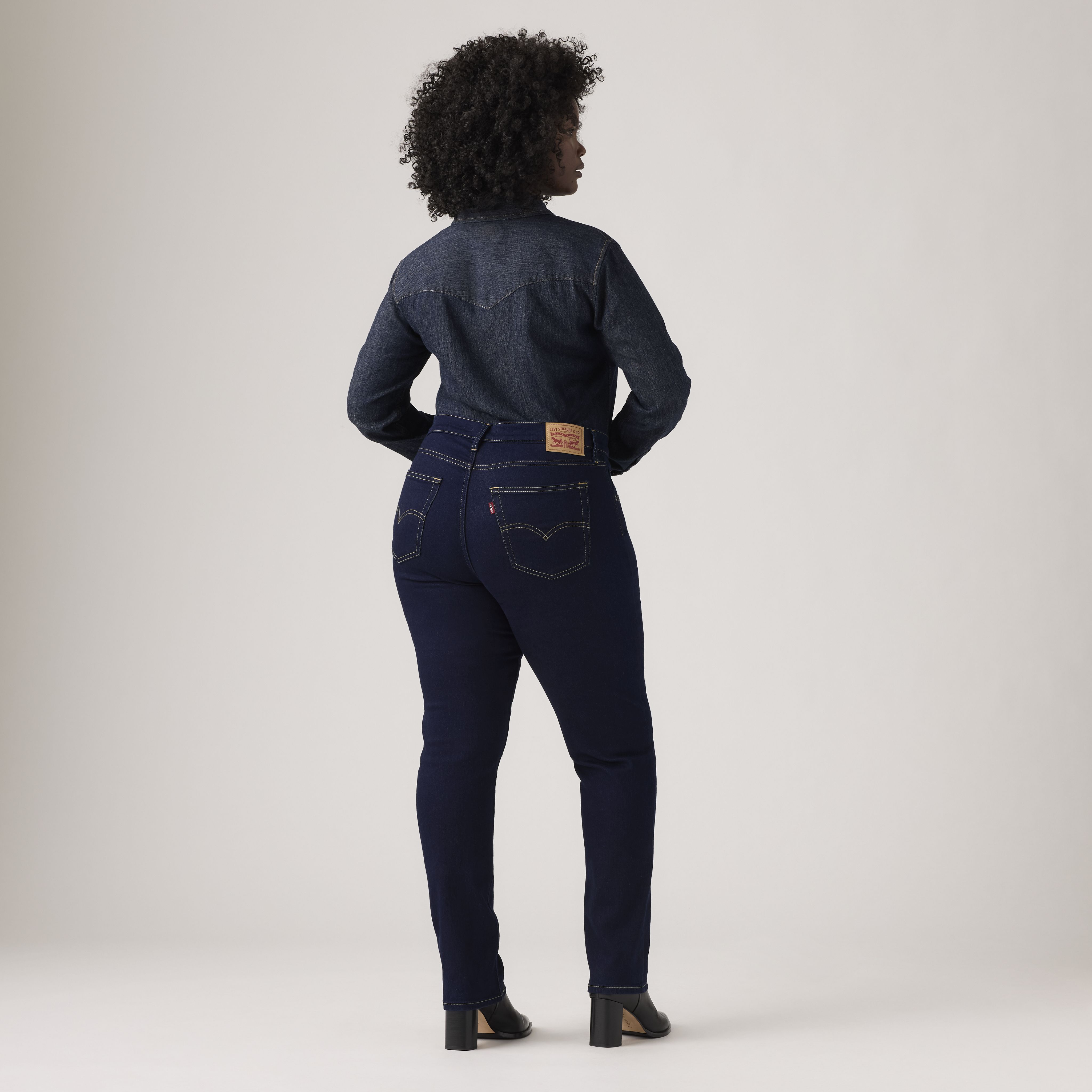 724 High Rise Straight Jeans 8