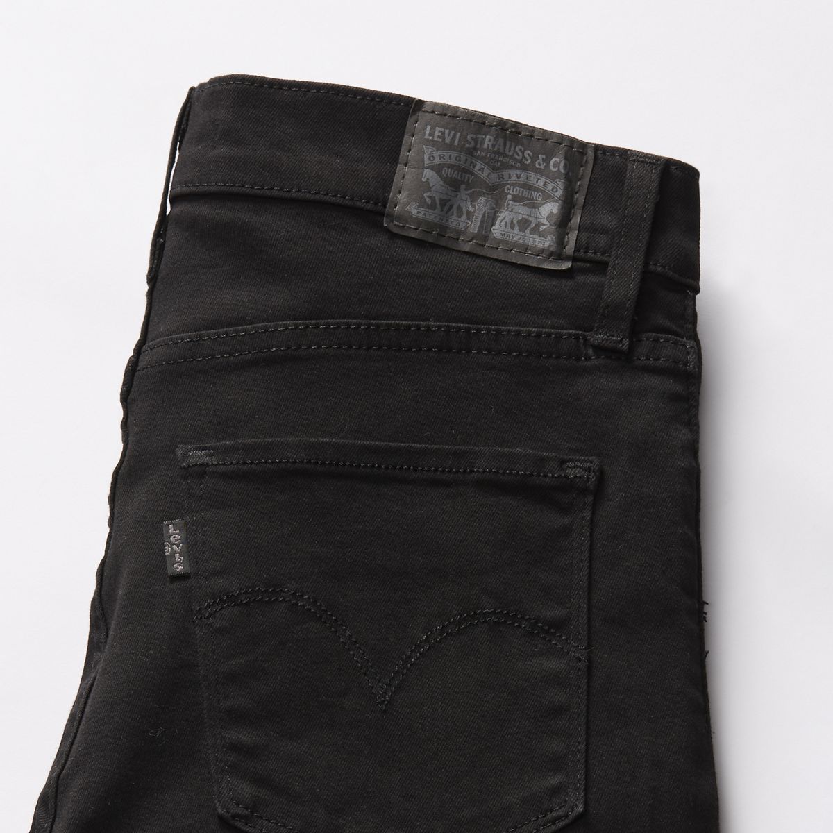 724 High Rise Straight Women's Jeans — Soft Black