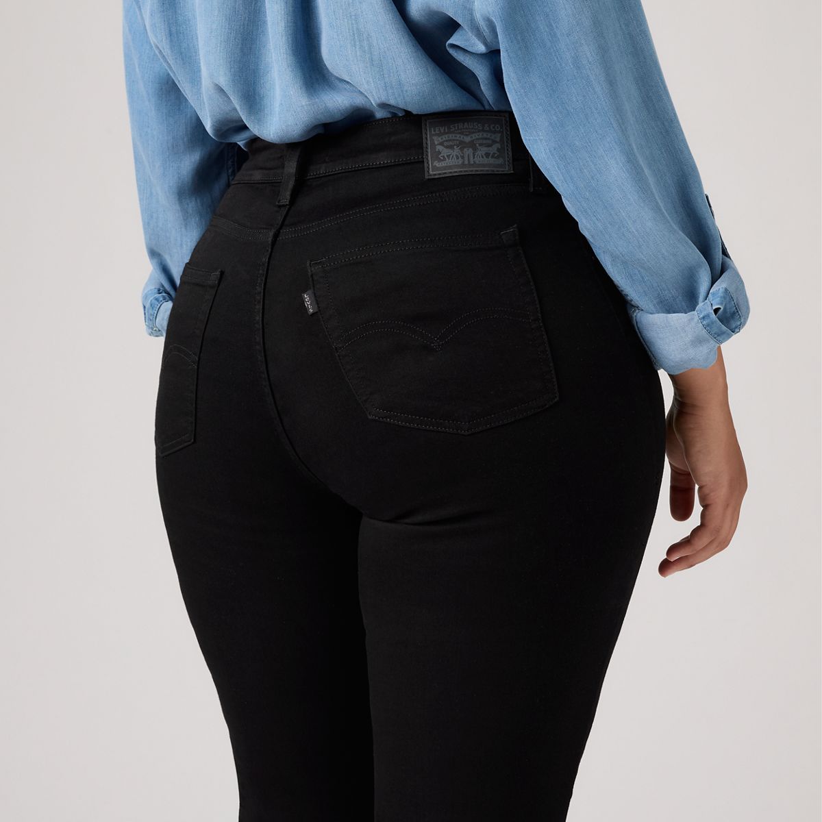 724 High Rise Straight Women's Jeans — Soft Black