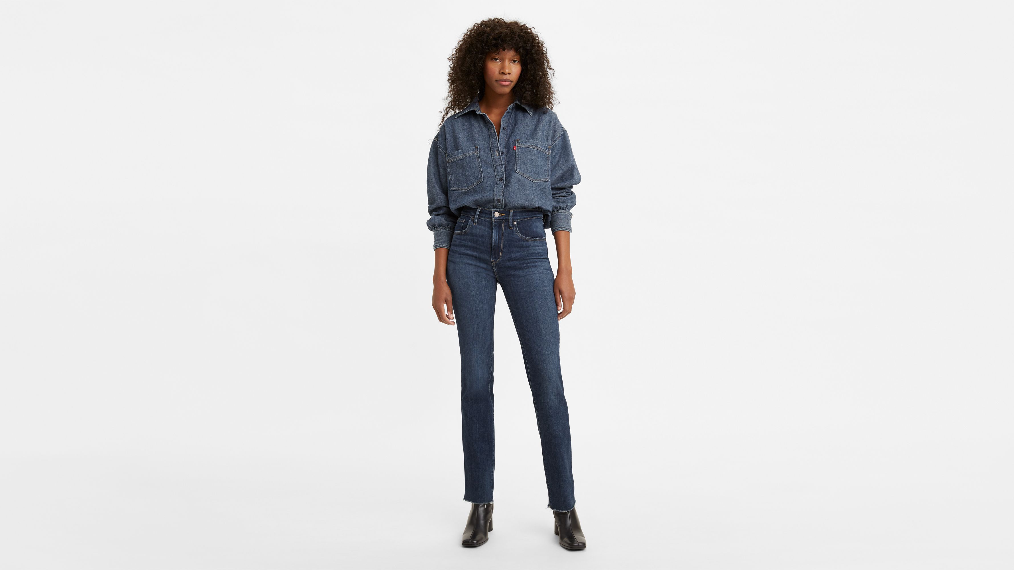 724 High Rise Slim Straight Women's Jeans 1