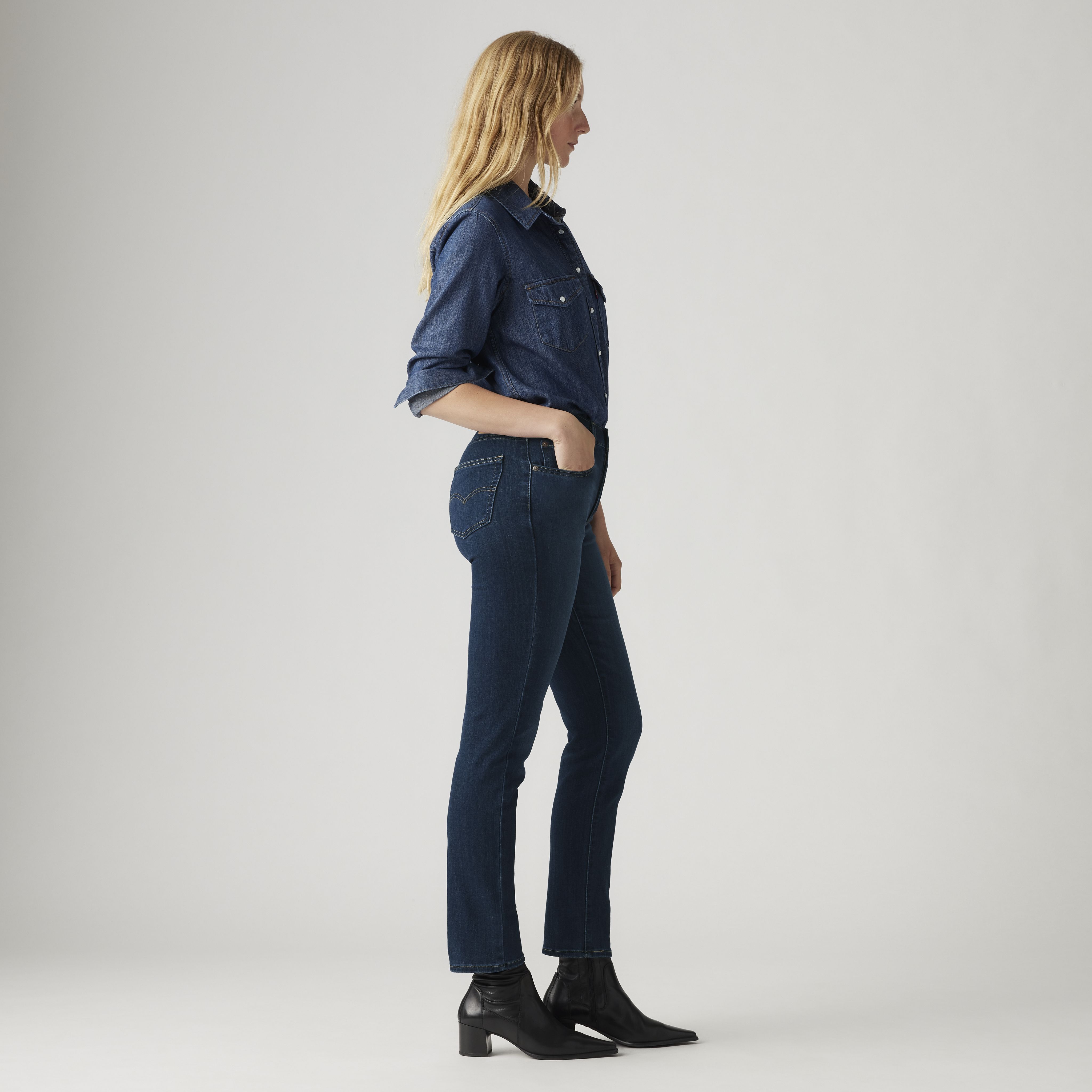 724™ High Rise Straight Jeans 2