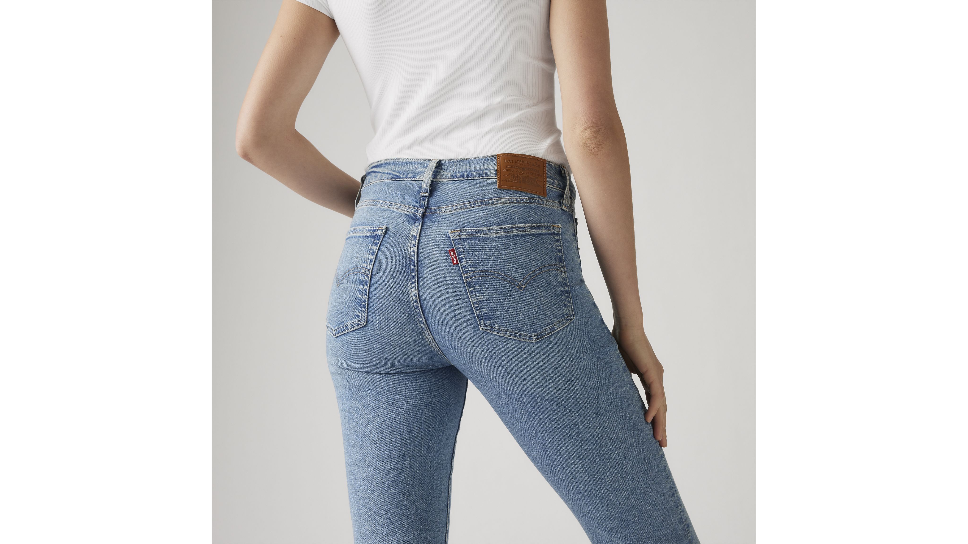 724 Jean droit taille haute pour femme 4