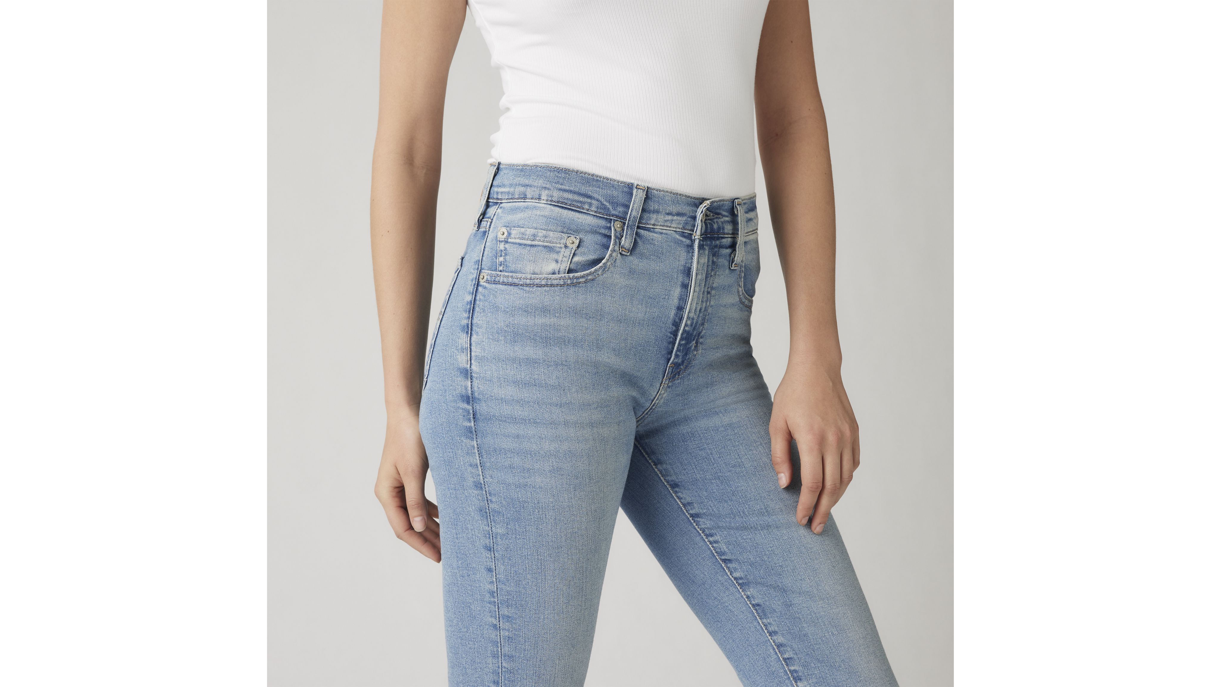 724 Jean droit taille haute pour femme 5