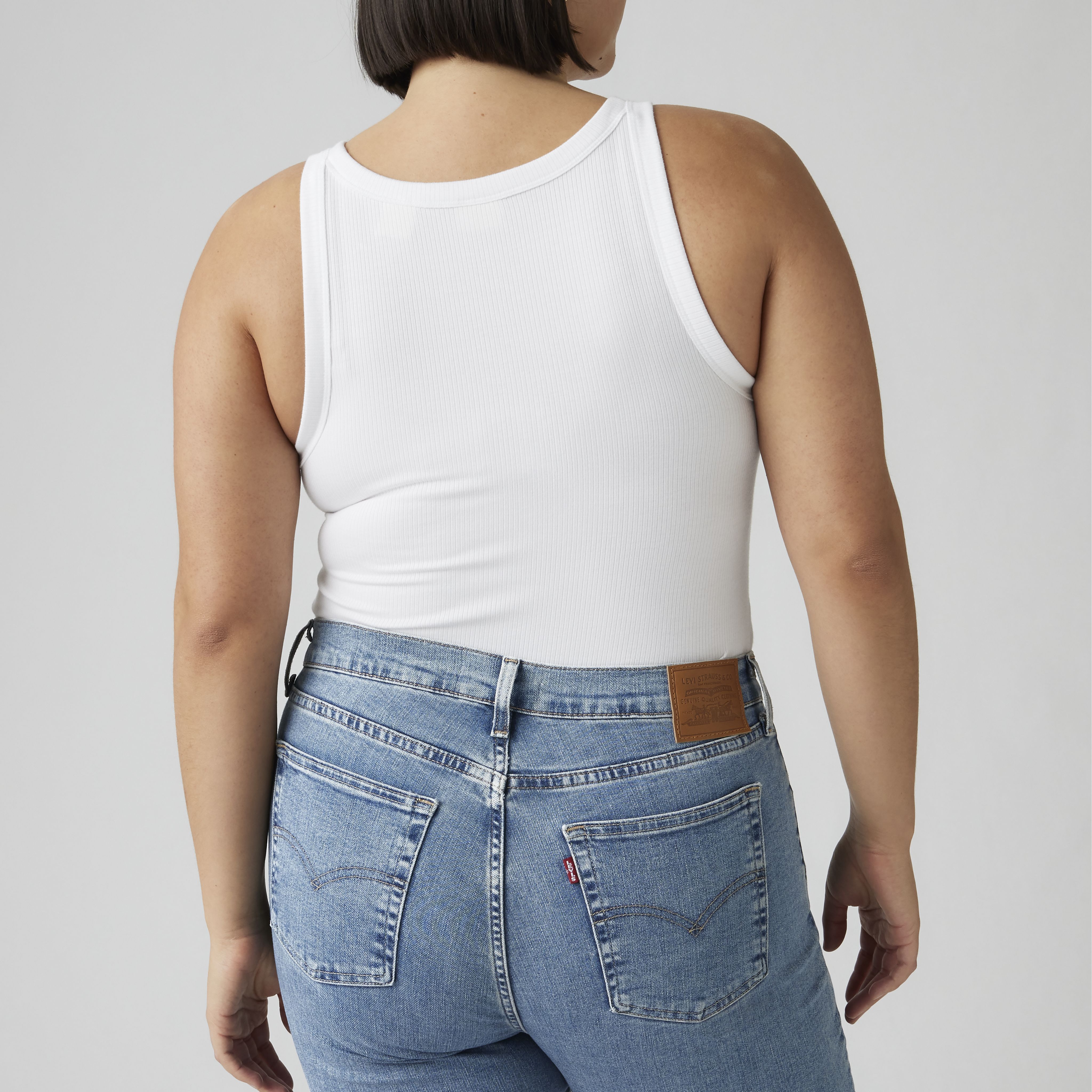 724 Jean droit taille haute pour femme 11