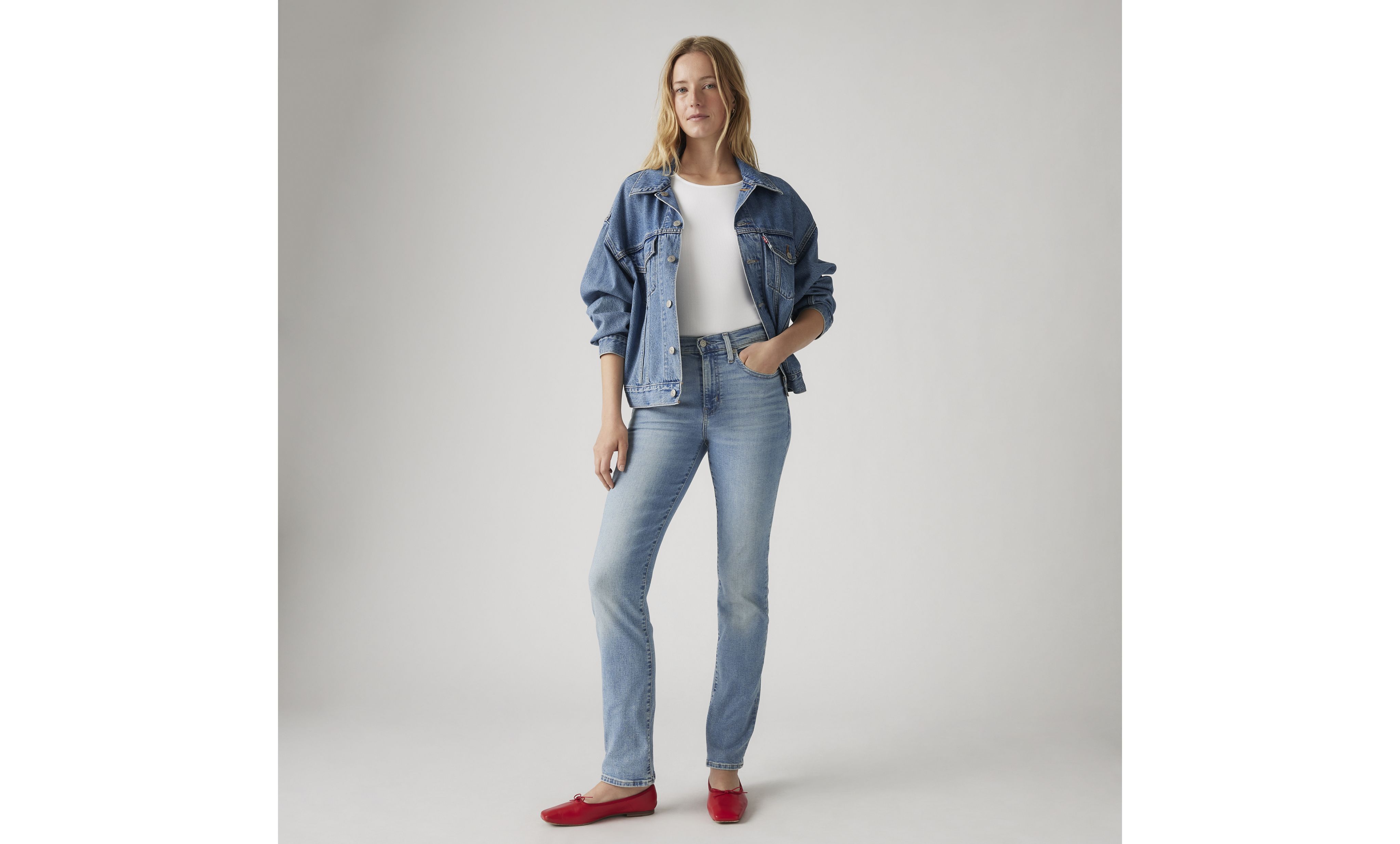 724 High Rise Straight Women's Jeans 4