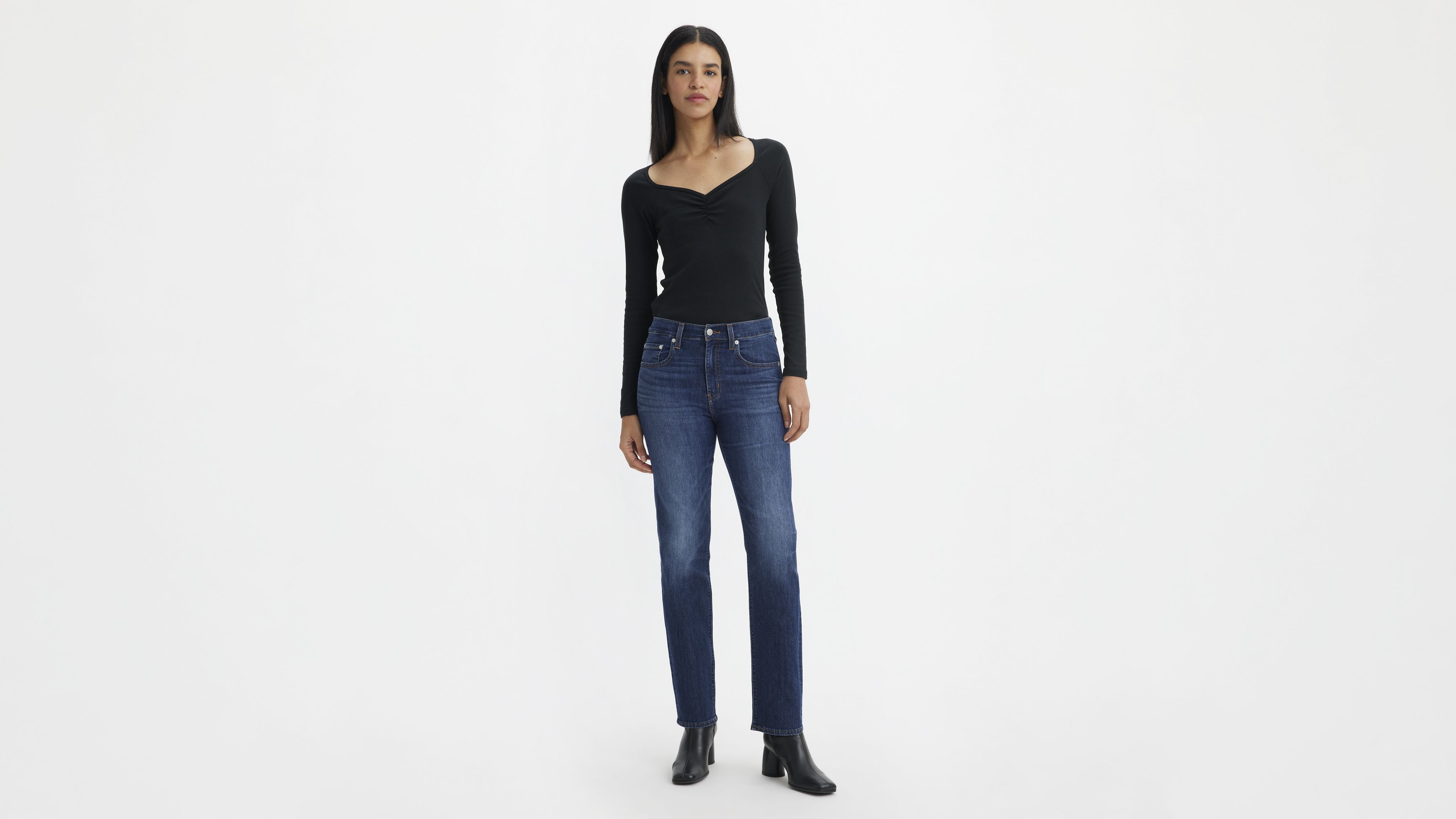 724 High Rise Straight Performance Cool Women's Jeans 5