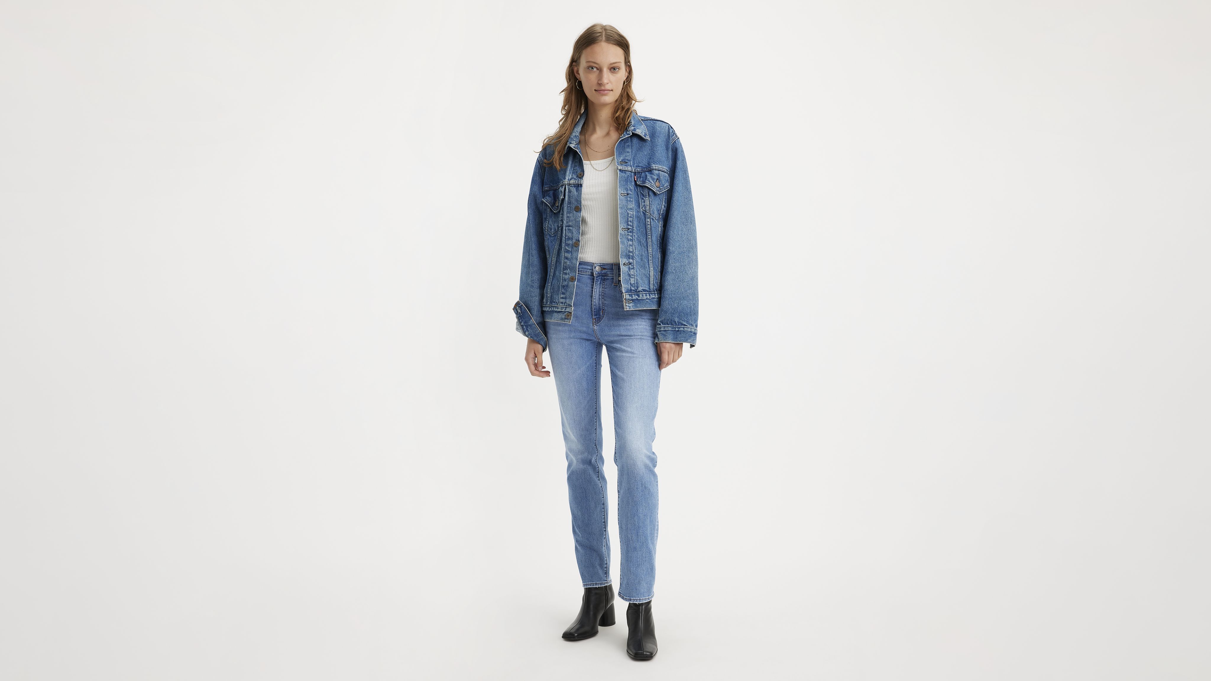724 High Rise Straight Performance Cool Women's Jeans 5